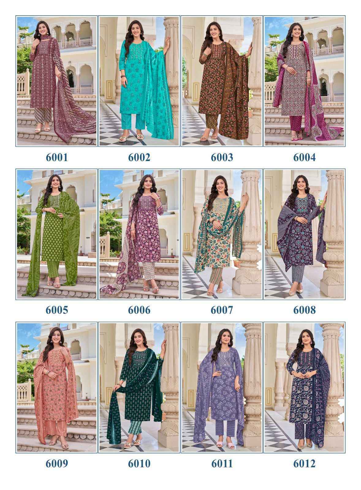 Kavya Kanika Ishita Vol 6 Cotton Kurti Combo Set _ Surat Wholesale Market Price ( 12 Pcs Catalog )