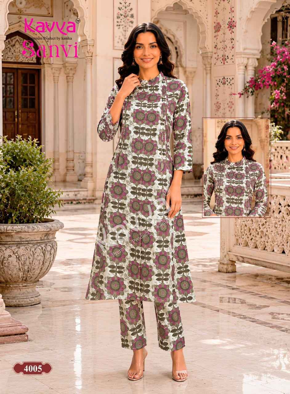 Kavya Sanvi Vol 4 Cotton Co Ord Set Wholesale Price ( 10 pcs Catalogue )