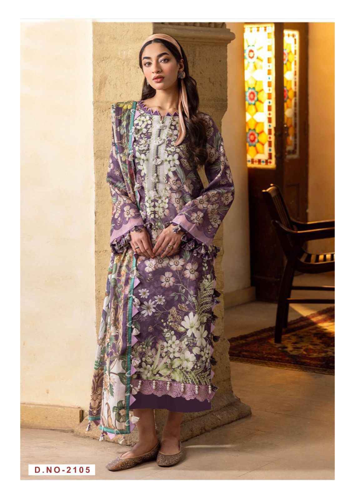 Keval Fab Ellija B Vol 21 Cotton Dress Material Wholesale Catalogue ( 6 pcs Catalogue )
