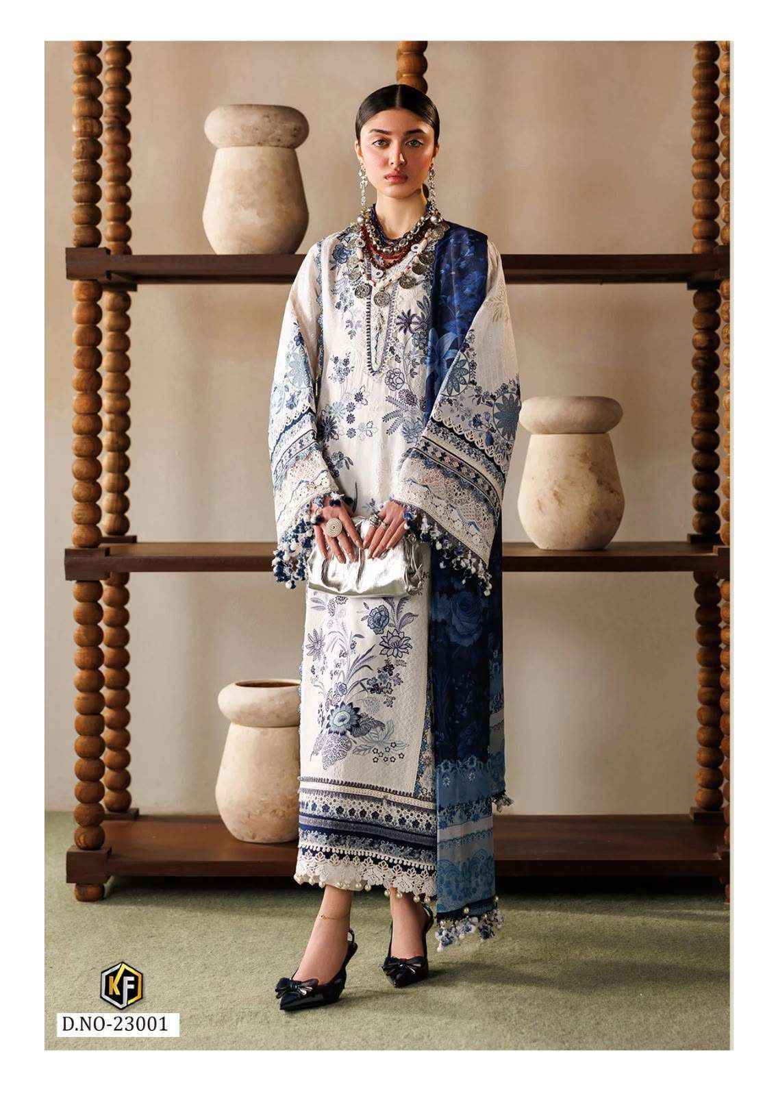 Keval Fab K Kasha Vol-23 Cotton Dress Material, Wholesale Pakistani Suits ( 6 pc Catalog )
