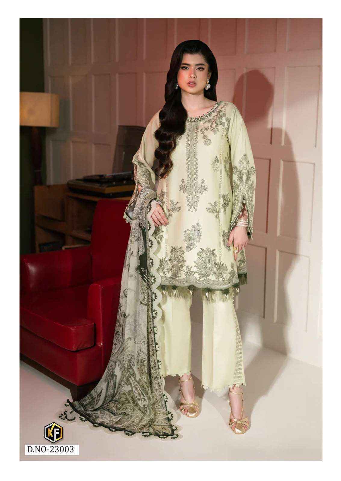 Keval Fab K Kasha Vol-23 Cotton Dress Material, Wholesale Pakistani Suits ( 6 pc Catalog )