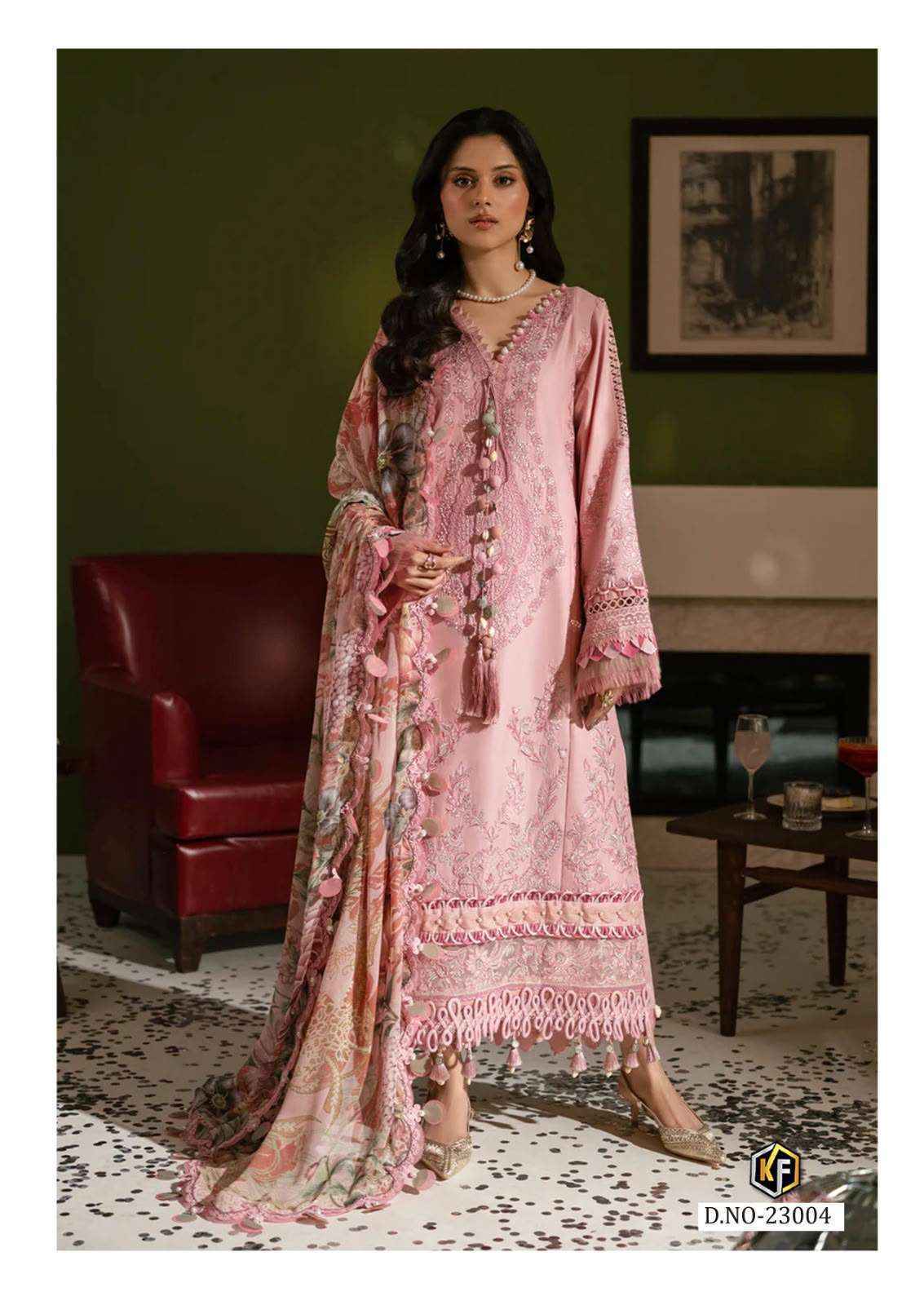 Keval Fab K Kasha Vol-23 Cotton Dress Material, Wholesale Pakistani Suits ( 6 pc Catalog )