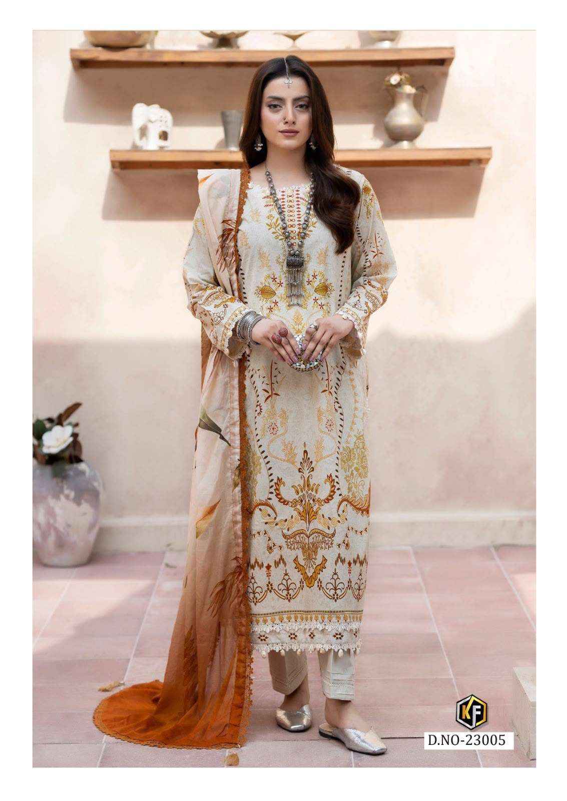 Keval Fab K Kasha Vol-23 Cotton Dress Material, Wholesale Pakistani Suits ( 6 pc Catalog )