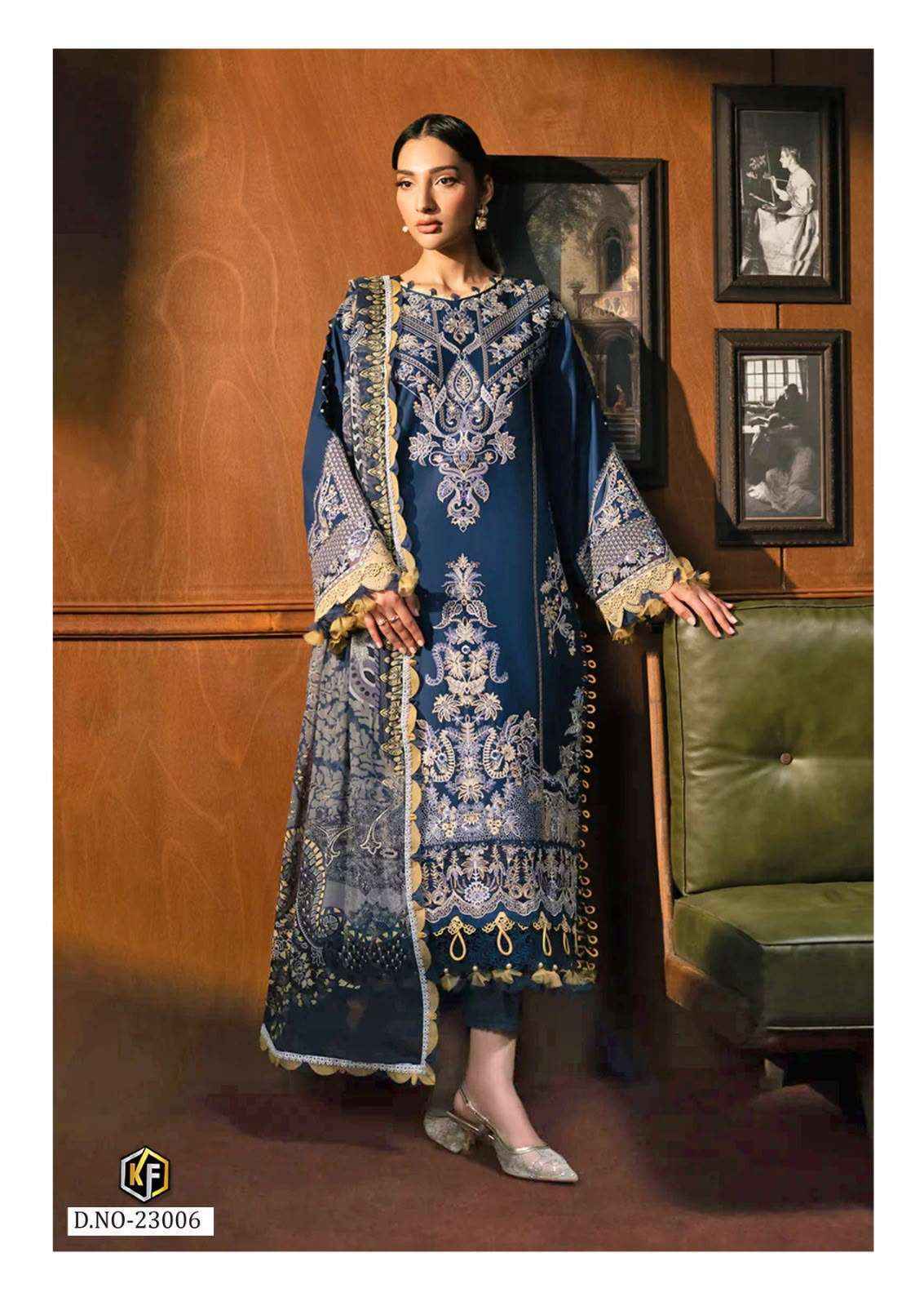 Keval Fab K Kasha Vol-23 Cotton Dress Material, Wholesale Pakistani Suits ( 6 pc Catalog )
