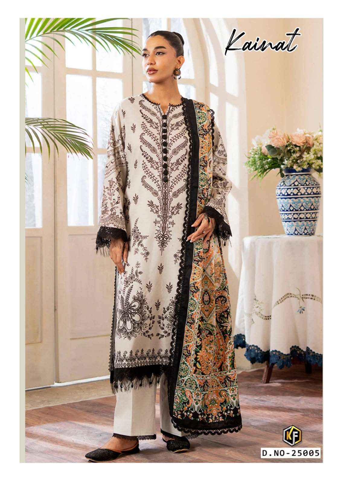 Keval Fab Kainat Vol 25 Heavy Cotton Printed Dress Material Surat Wholesale ( 6 Pcs Catalogue )