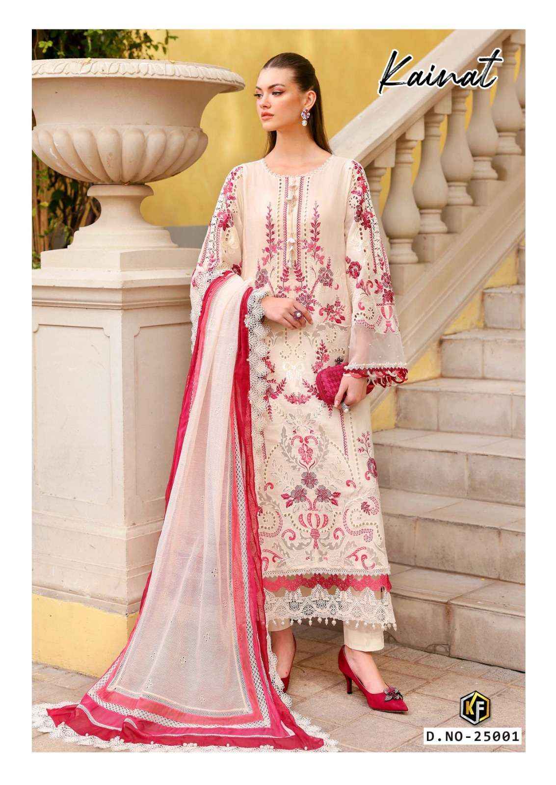Keval Fab Kainat Vol 25 Readymade Karachi Pakistani Suits Wholesale Price ( 6 Pcs Catalogue )