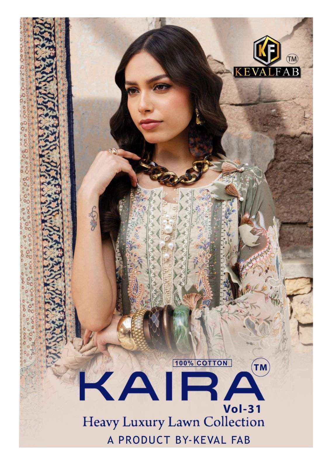 Keval Fab Kaira Vol 31 Readymade Lawn Cotton Dress _ Surat Wholesale Market Price ( 6 Pcs Catalog )