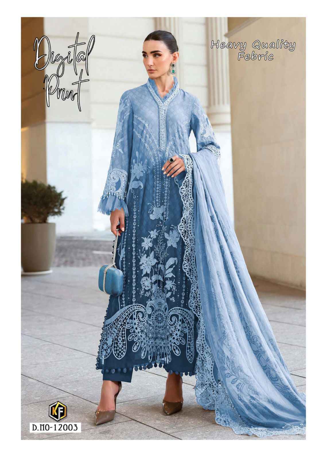 Keval Fab Soha Nazir Luxury Vol 12 Cotton Salwar Kameez _ Surat Wholesale Market Price ( 6 Pcs Catalog )