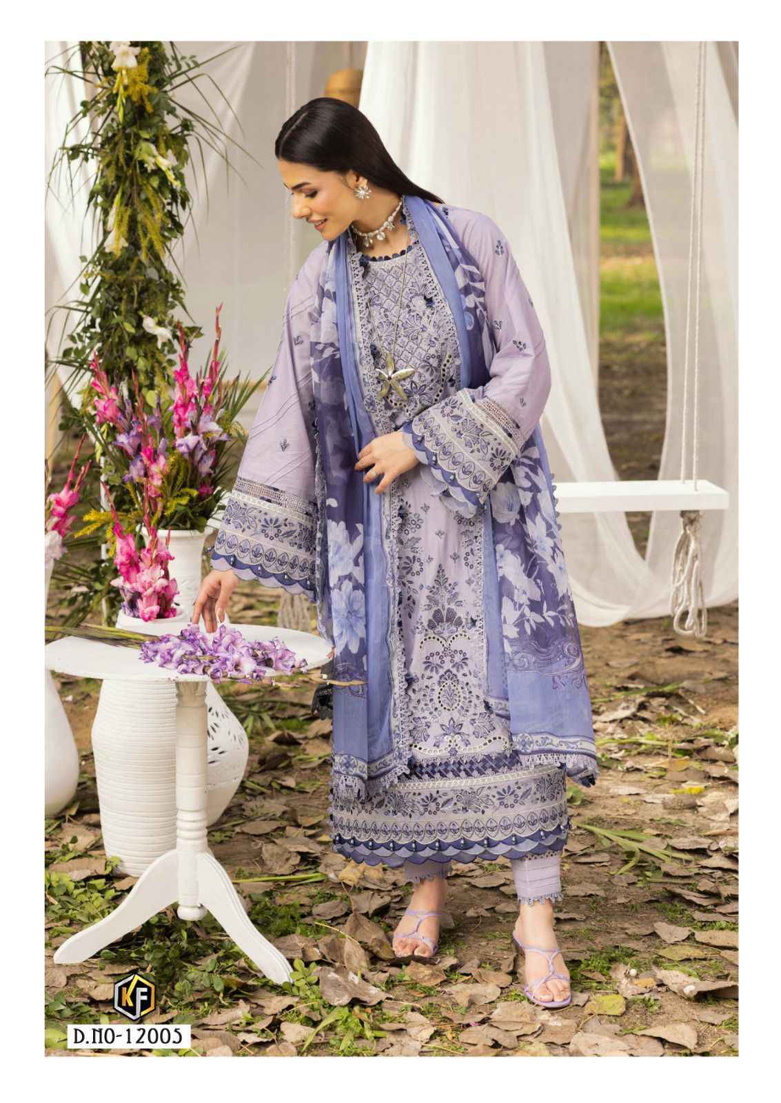 Keval Fab Soha Nazir Luxury Vol 12 Cotton Salwar Kameez _ Surat Wholesale Market Price ( 6 Pcs Catalog )