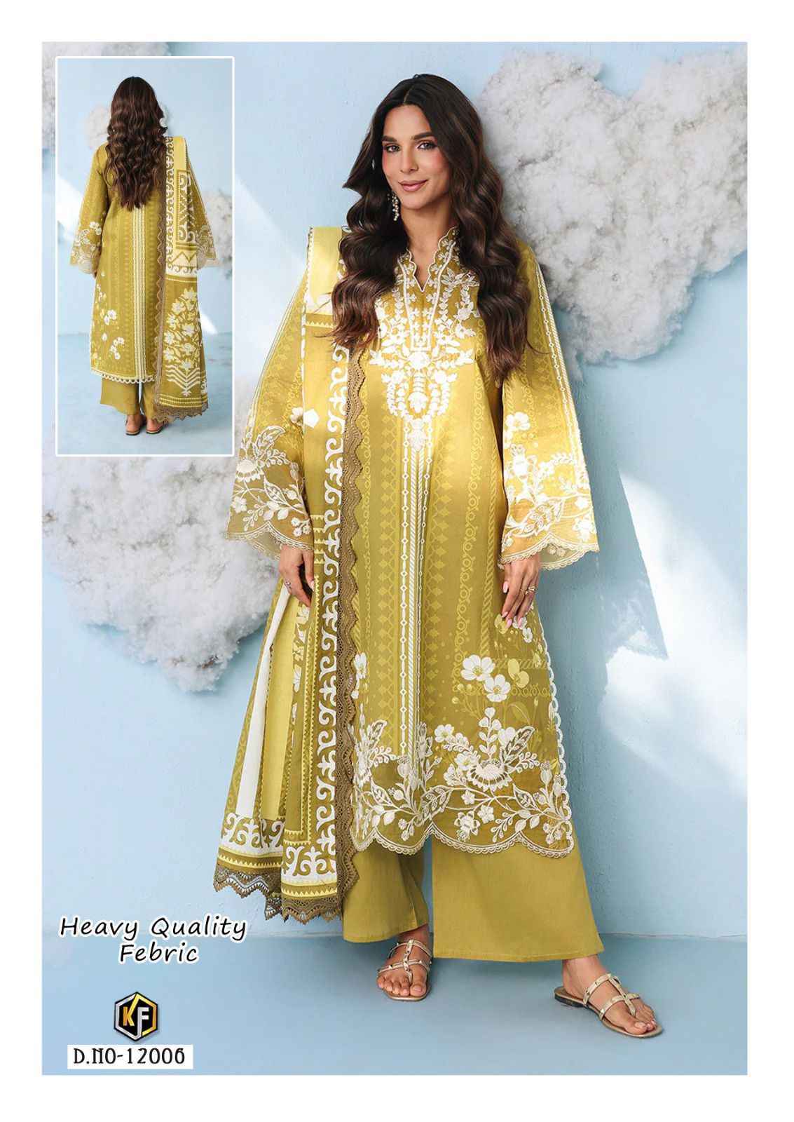 Keval Fab Soha Nazir Luxury Vol 12 Cotton Salwar Kameez _ Surat Wholesale Market Price ( 6 Pcs Catalog )