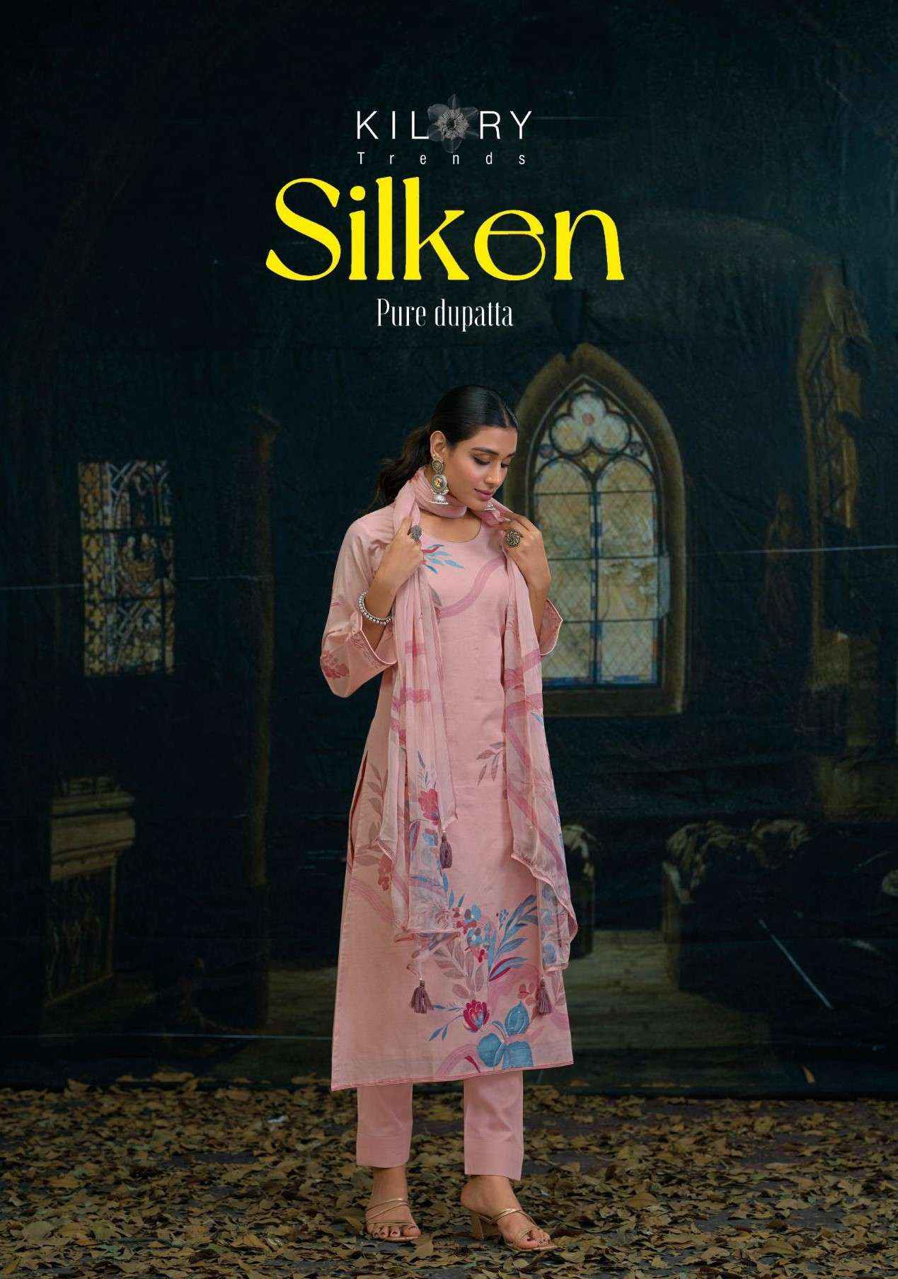 Kilory Silken Fancy Stylish Ladies Cotton Salwar Suit _ Surat Wholesale Market Rate ( 4 Pcs Catalog )
