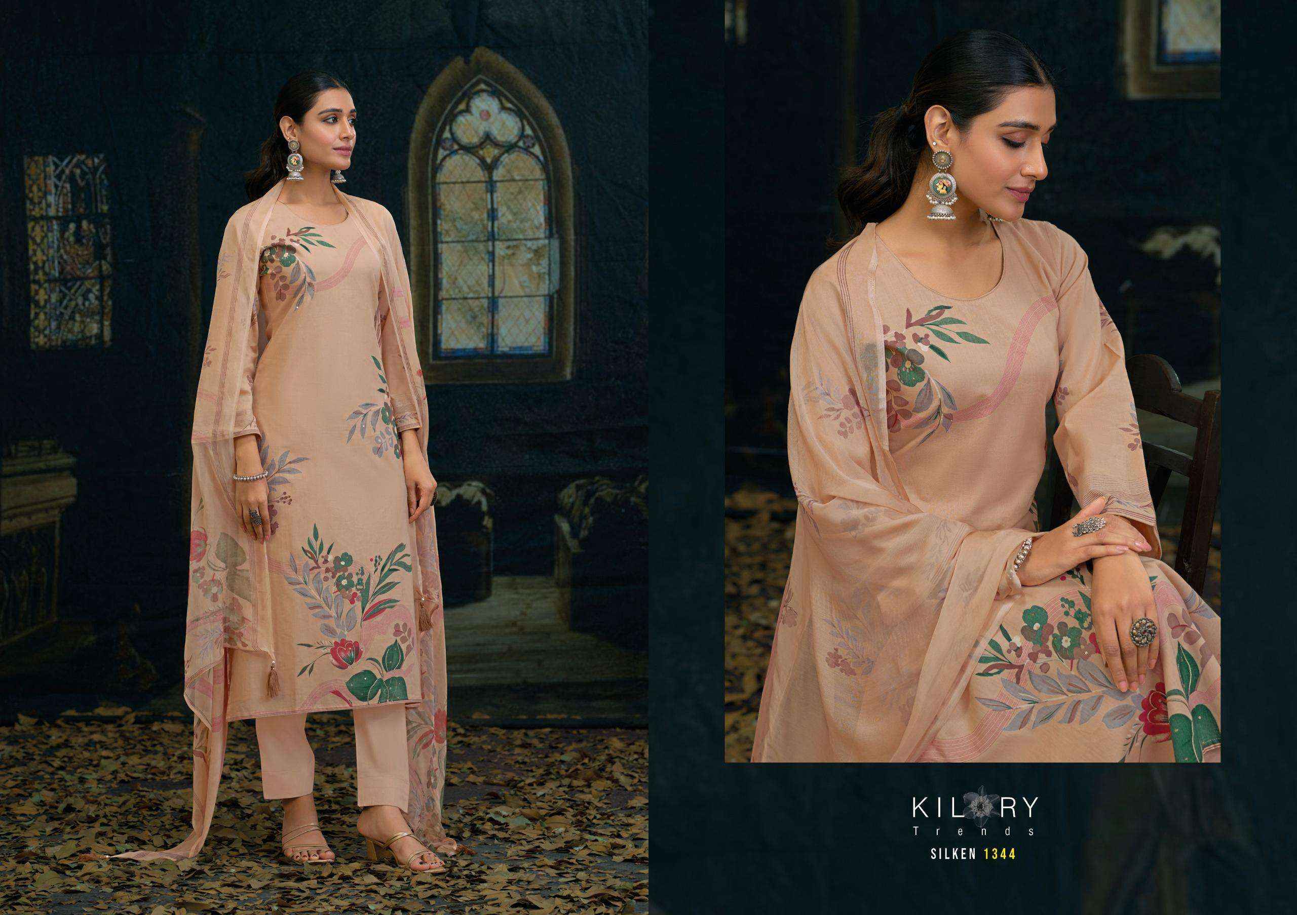 Kilory Silken Fancy Stylish Ladies Cotton Salwar Suit _ Surat Wholesale Market Rate ( 4 Pcs Catalog )