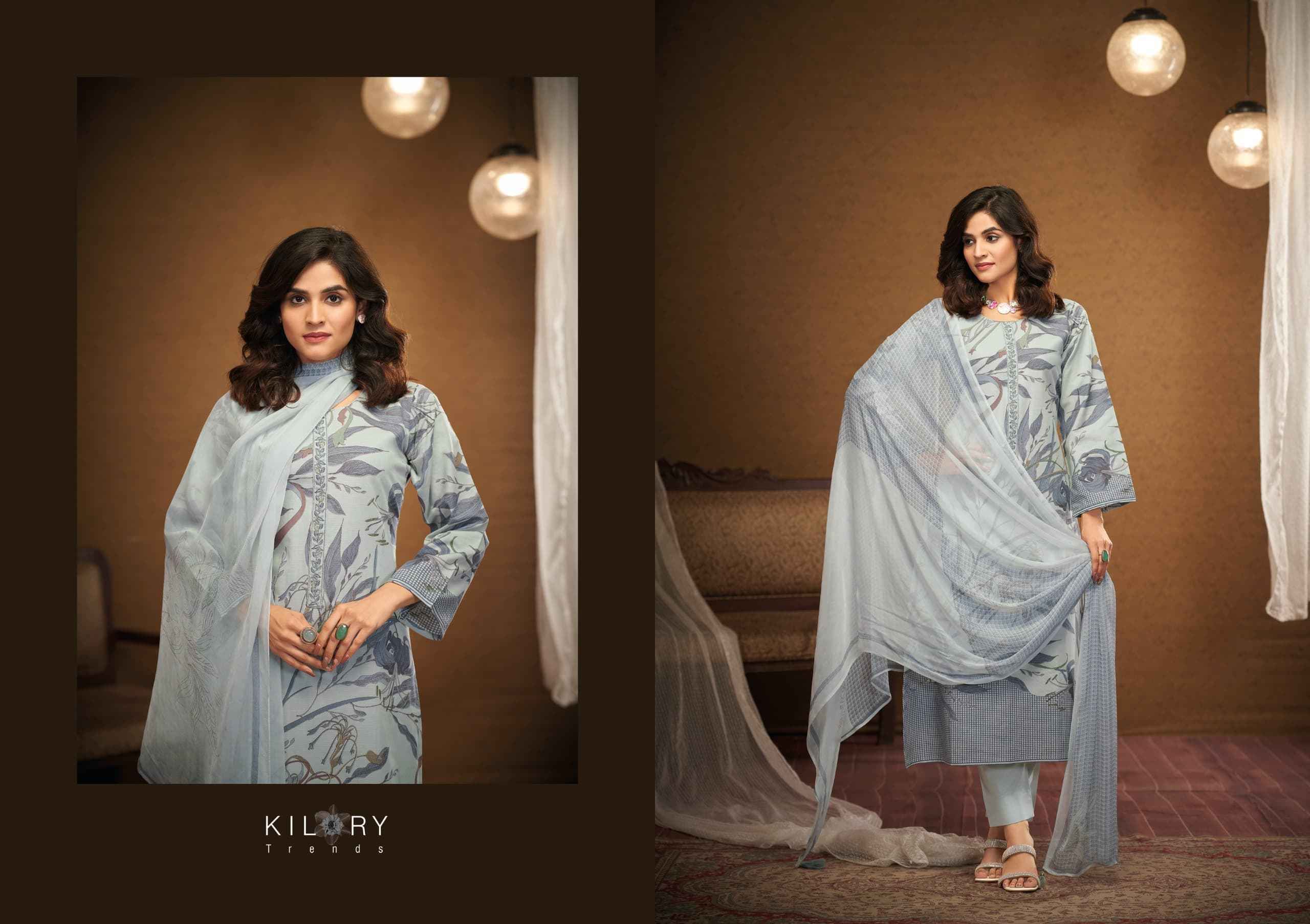 Kilory Trends Zainab Linene Cotton Salwar Suit _ Surat Wholesale Market Price ( 4 Pcs Catalog )