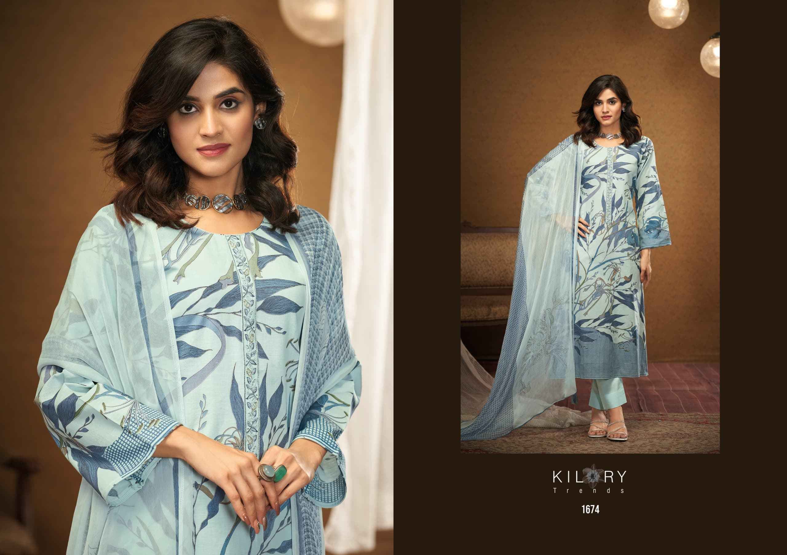 Kilory Trends Zainab Linene Cotton Salwar Suit _ Surat Wholesale Market Price ( 4 Pcs Catalog )