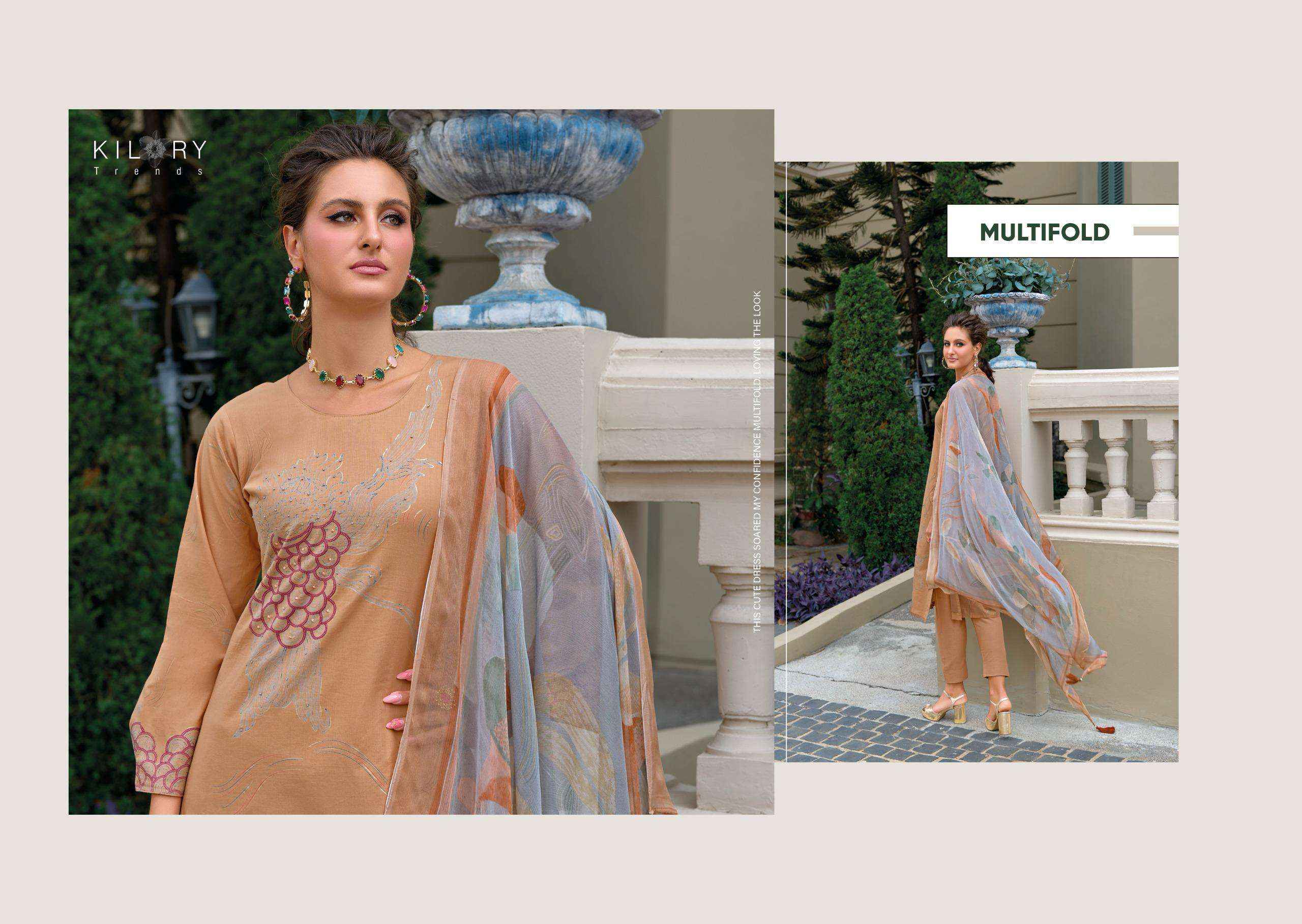Kilory Wafa Exclusive Ladies Cotton Salwar Kameez _ Surat Wholesale Market Price ( 4 Pcs Catalog )