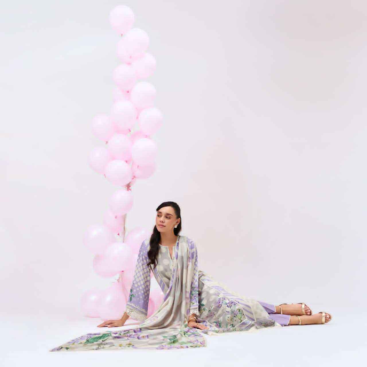 Kimora Sohni Bebo Digital Printed Muslin Salwar Kameez _ Surat Wholesale Market Price ( 4 Pcs Catalog )