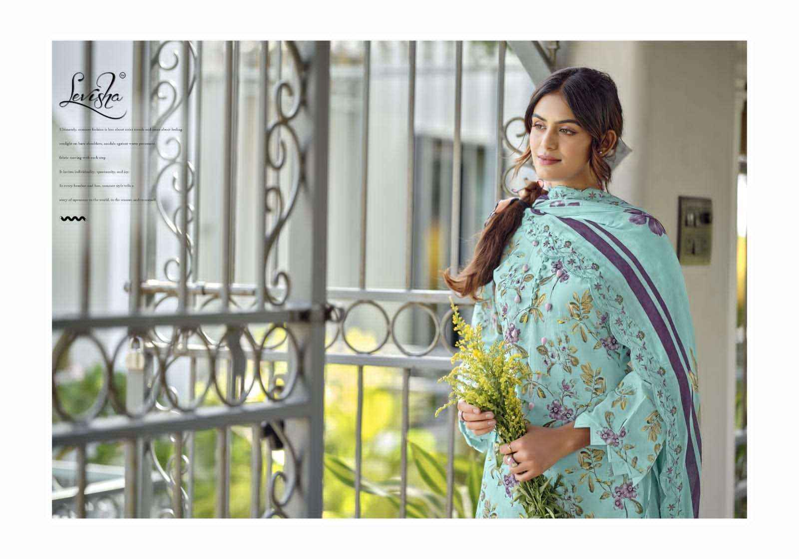 Levisha Nawazish Vol 2 Pakistani Lawn Cotton Suits Wholesale Price ( 6 Pcs Catalogue )
