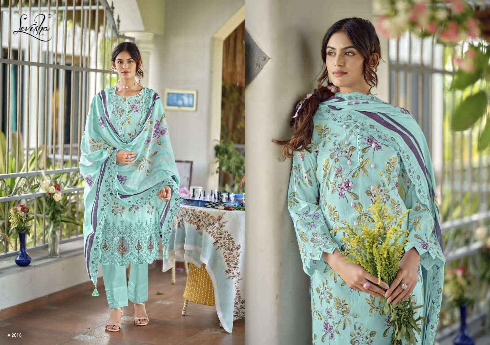 Levisha Nawazish Vol 2 Pakistani Lawn Cotton Suits Wholesale Price ( 6 Pcs Catalogue )