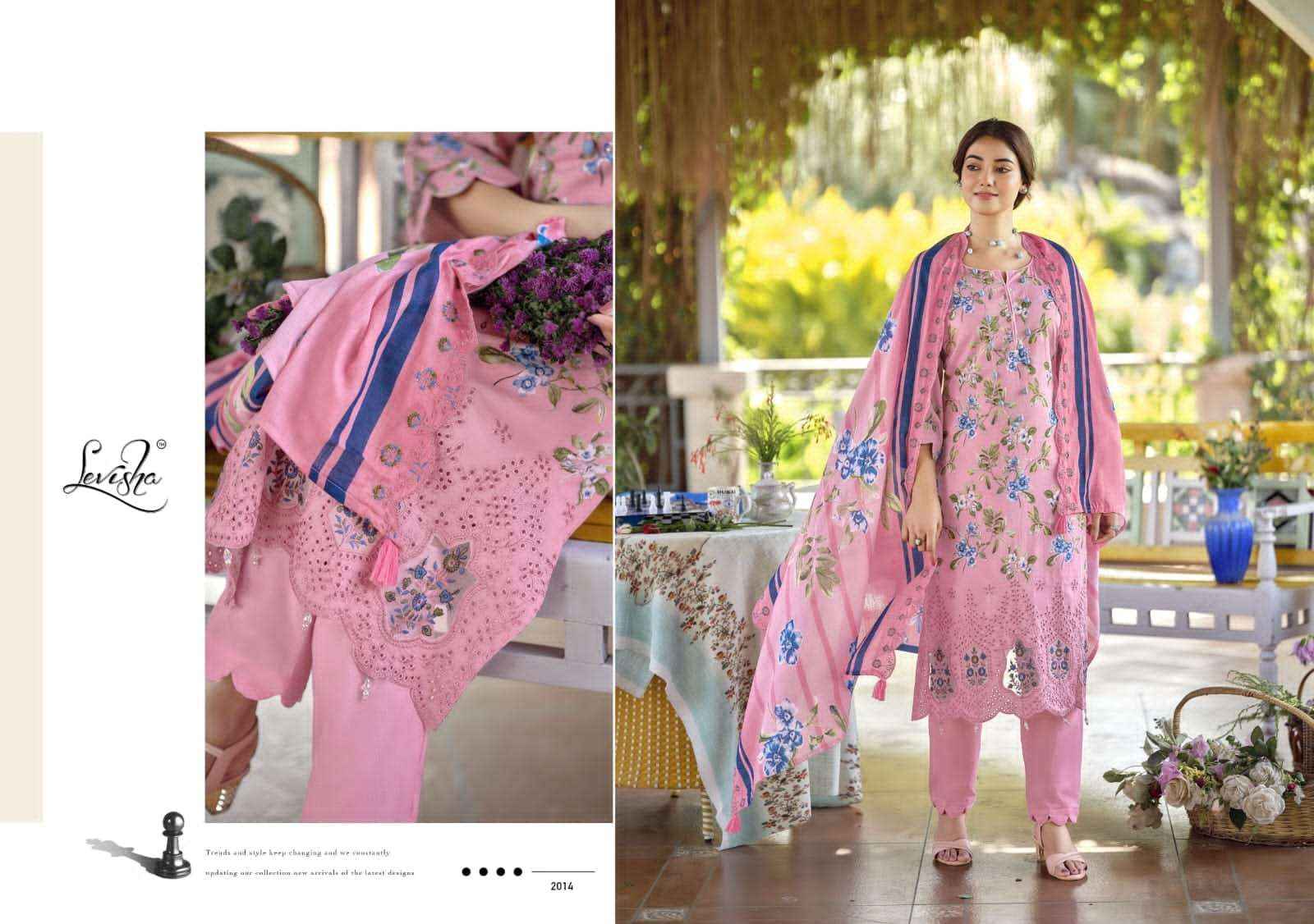 Levisha Nawazish Vol 2 Pakistani Lawn Cotton Suits Wholesale Price ( 6 Pcs Catalogue )