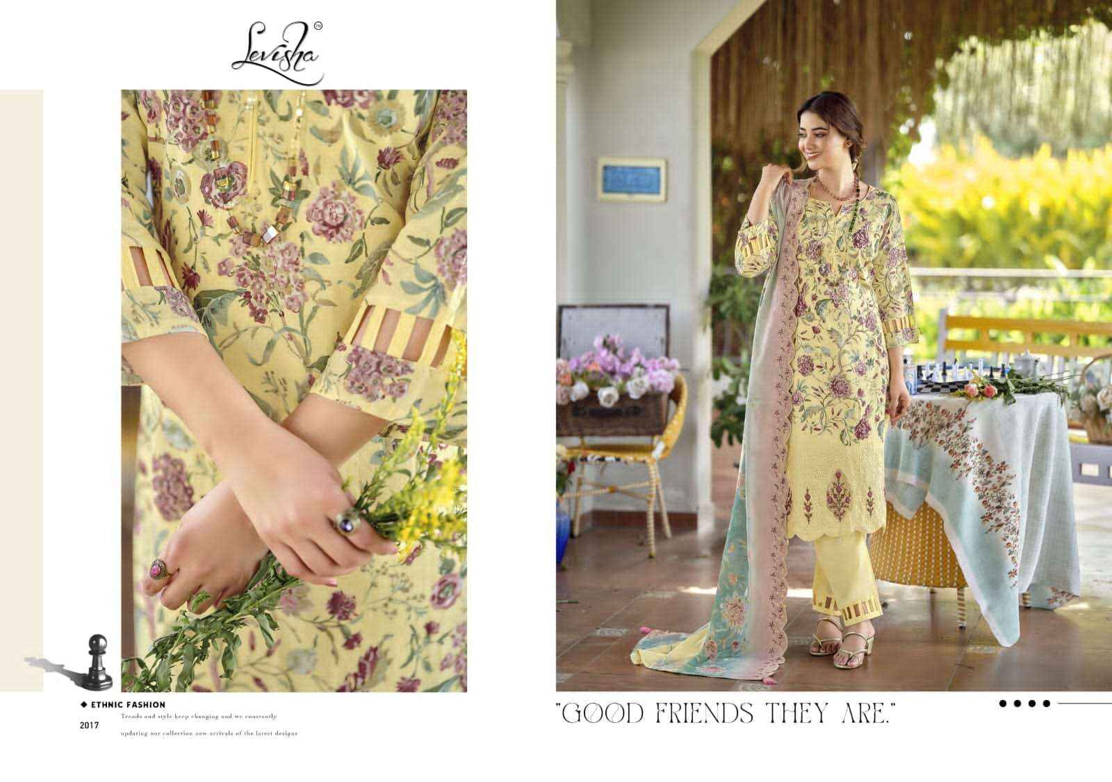 Levisha Nawazish Vol 2 Pakistani Lawn Cotton Suits Wholesale Price ( 6 Pcs Catalogue )