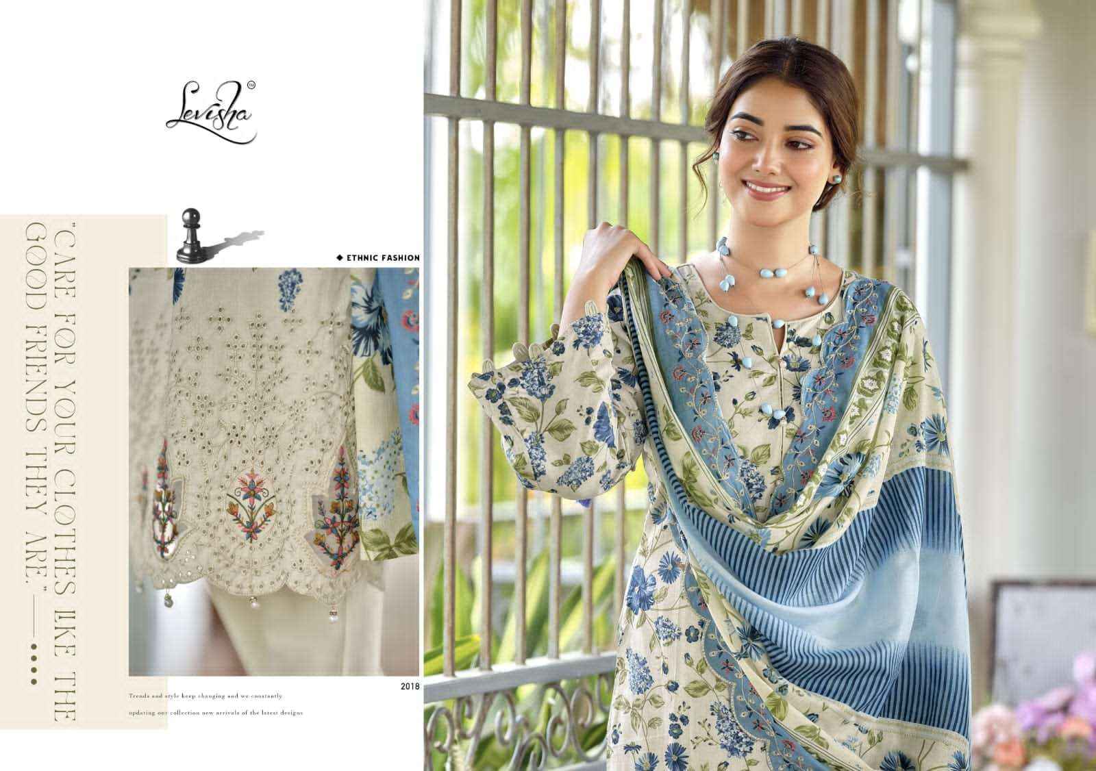 Levisha Nawazish Vol 2 Pakistani Lawn Cotton Suits Wholesale Price ( 6 Pcs Catalogue )