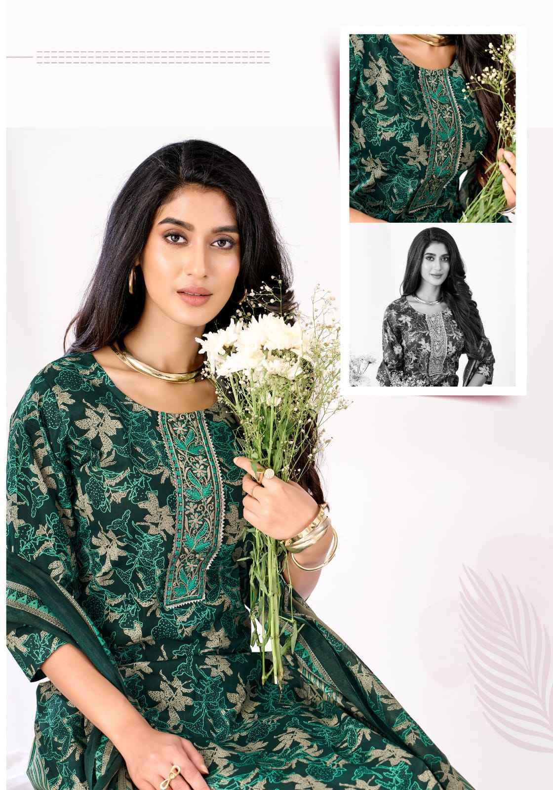 Mayur Creation Elegance Vol 9 Readymade Cotton Suit _ Surat Wholesale Texteli Market Price ( 10 Pcs Catalog )
