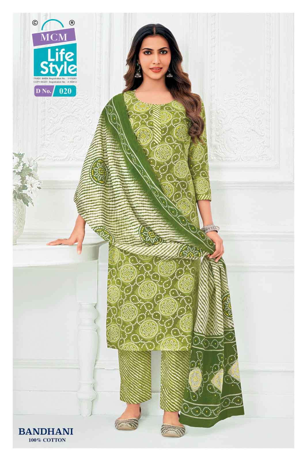 MCM Bandhani Readymade Cotton Dress Set _ Surat Wholesale Market Price ( 10 Pcs Catalog )