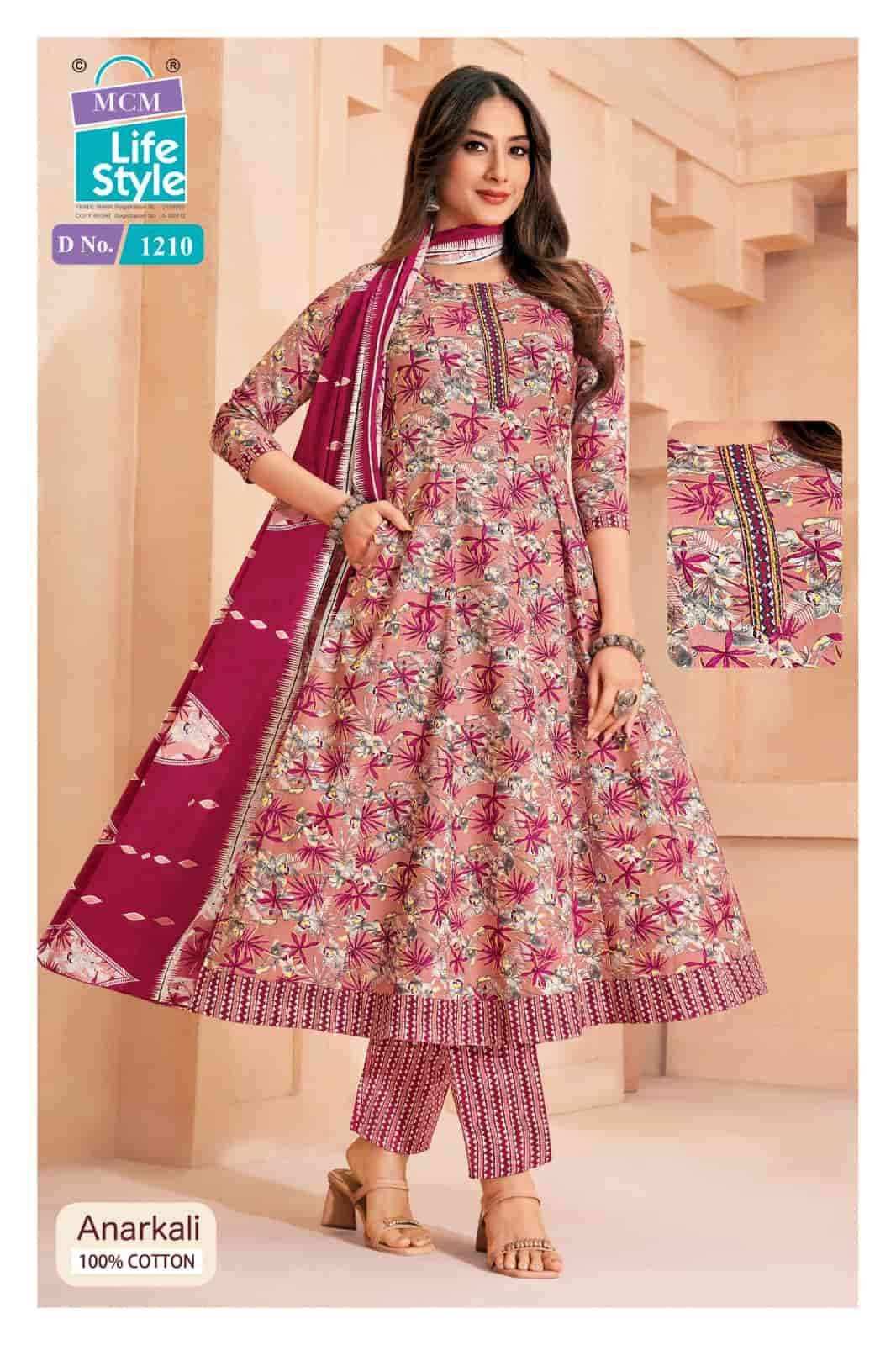 Mcm Lifestyle Anarkali Vol 12 Cotton Readymade Suits Wholesale Price ( 10 Pcs Catalogue )