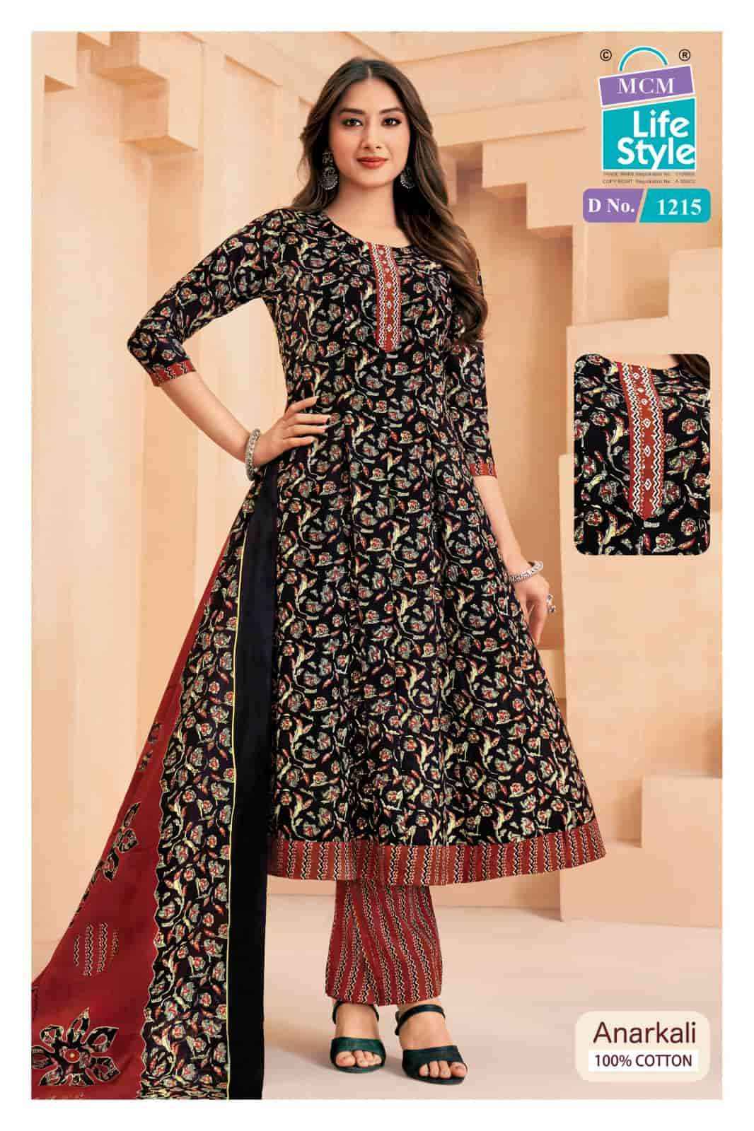 Mcm Lifestyle Anarkali Vol 12 Cotton Readymade Suits Wholesale Price ( 10 Pcs Catalogue )