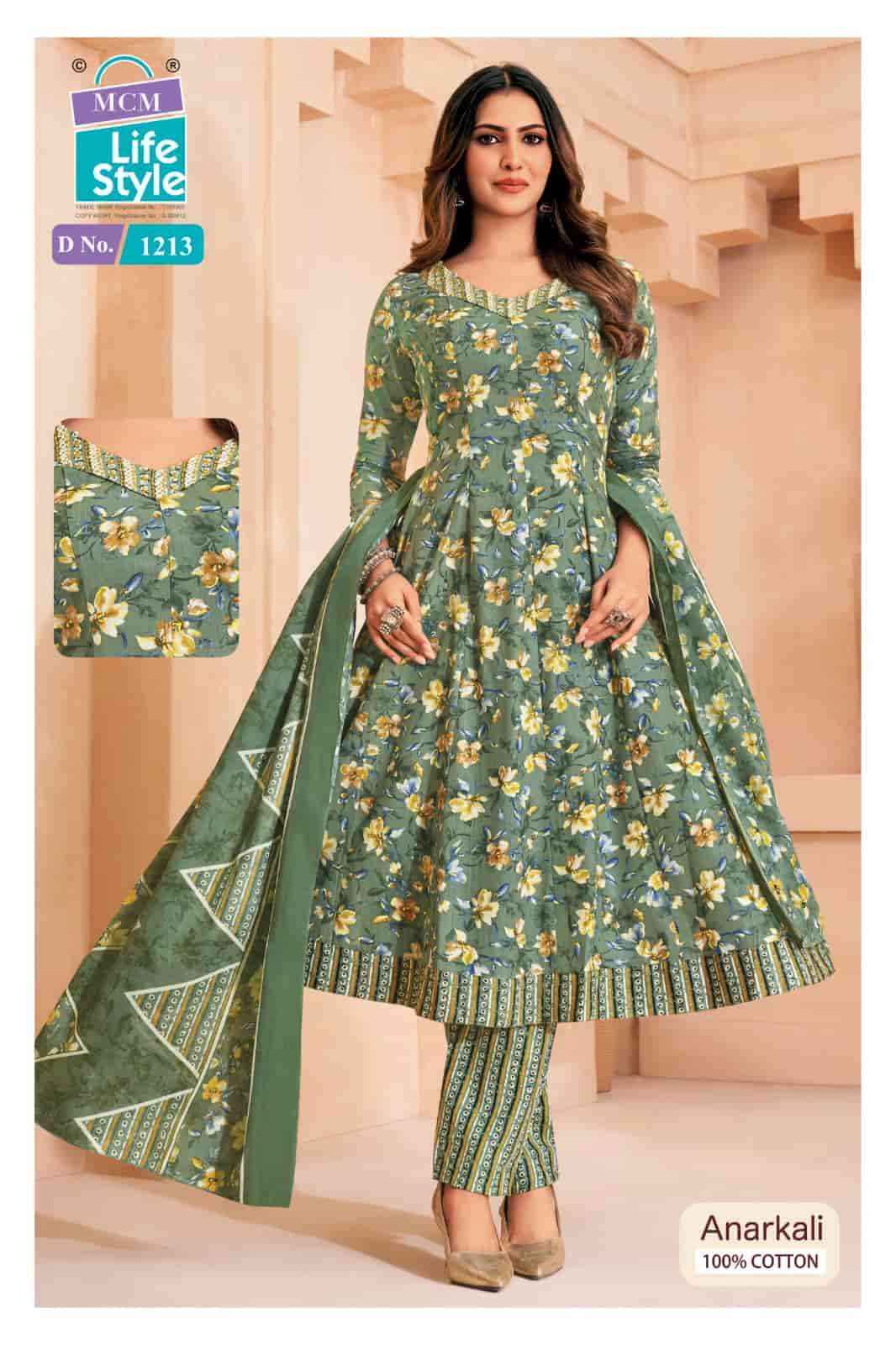 Mcm Lifestyle Anarkali Vol 12 Cotton Readymade Suits Wholesale Price ( 10 Pcs Catalogue )