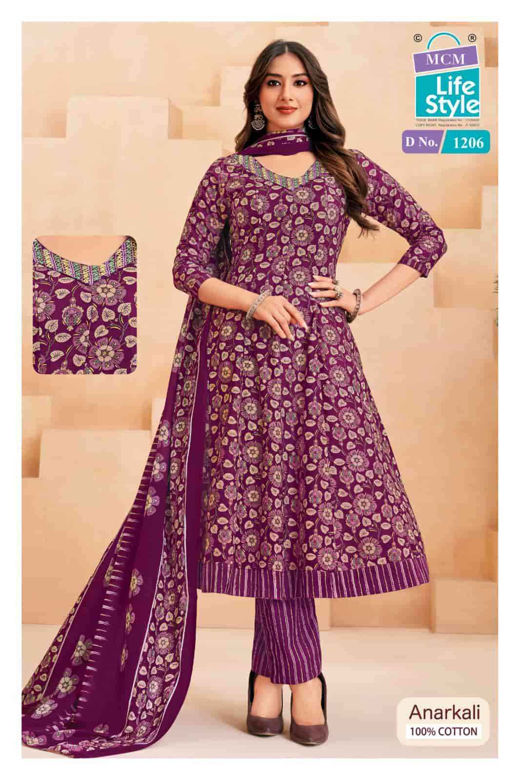 Mcm Lifestyle Anarkali Vol 12 Cotton Readymade Suits Wholesale Price ( 10 Pcs Catalogue )