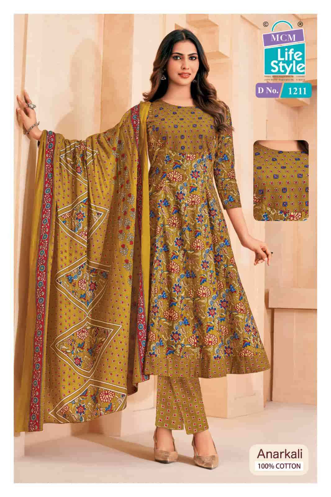 Mcm Lifestyle Anarkali Vol 12 Cotton Readymade Suits Wholesale Price ( 10 Pcs Catalogue )