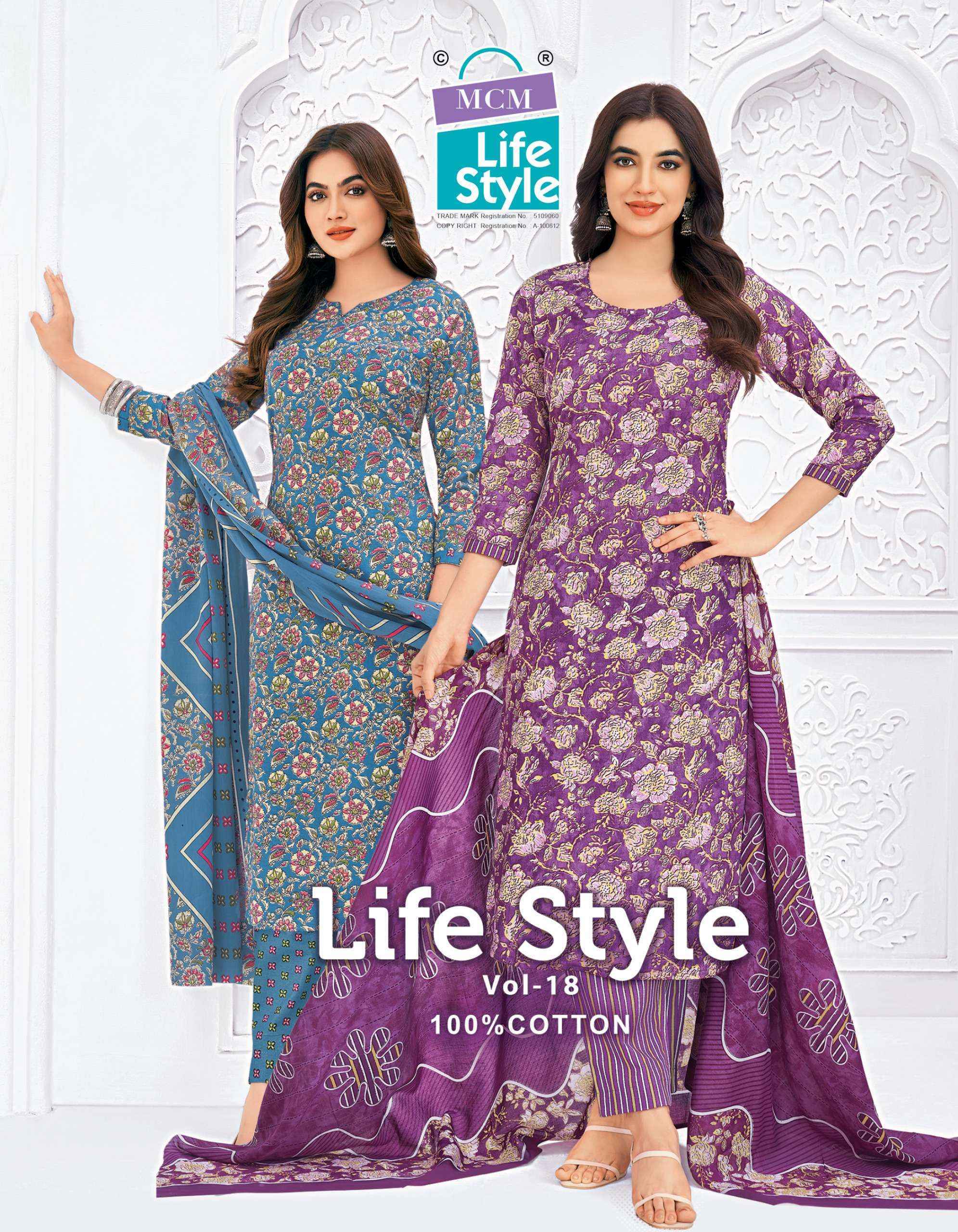 MCM Lifestyle Vol 18 Readymade Cotton Dress _ Surat Wholesale Market Price ( 12 Pcs Catalog )