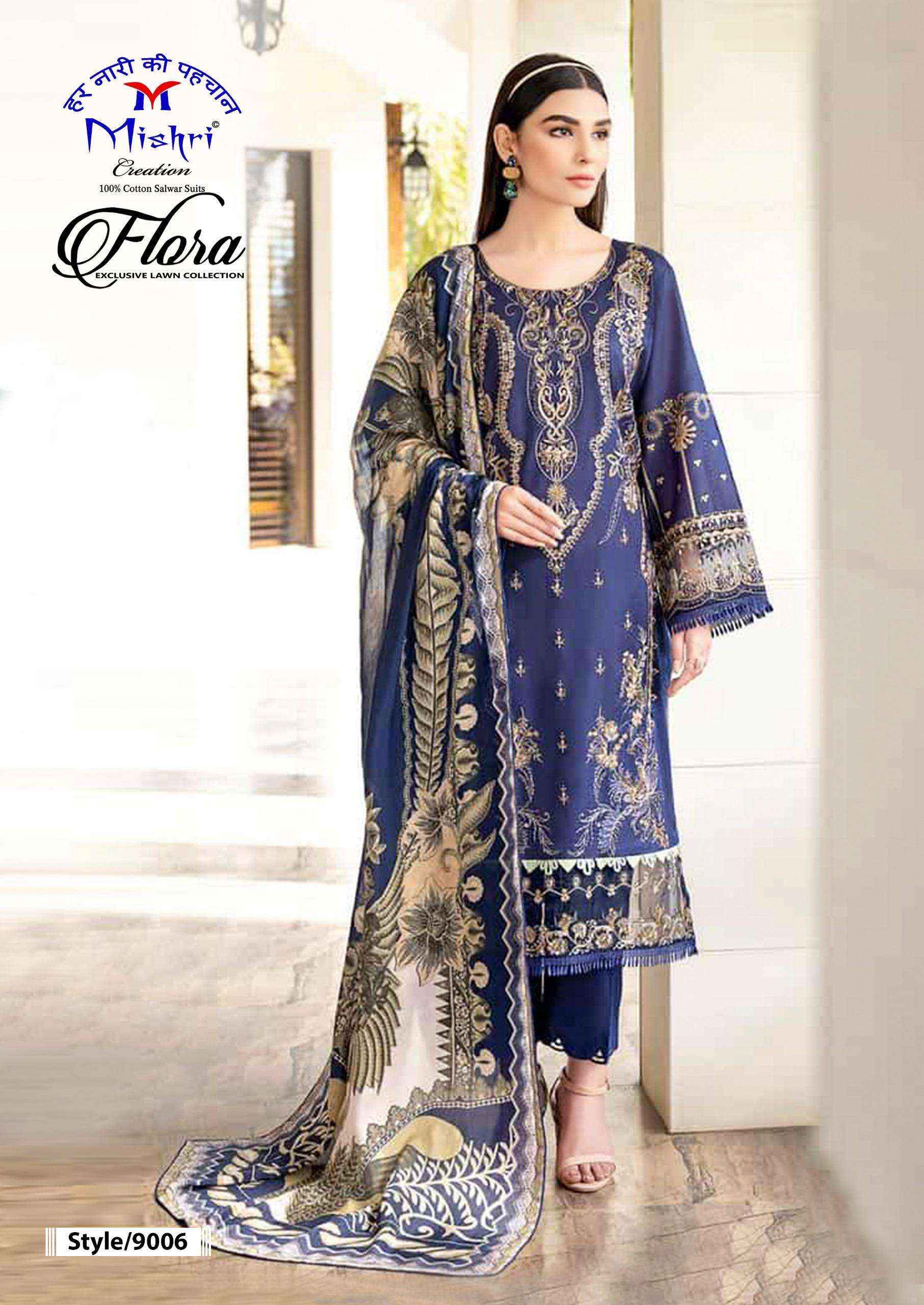 MISHRI CREATION FLORA VOL 9 READY MADE COLLECTION _ SURAT WHOLESALE MARKET PRICE ( 6 PCS CATALOG )