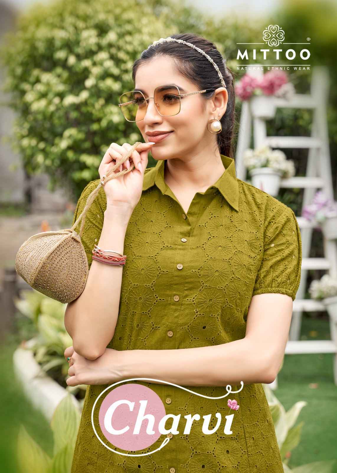 Mittoo Fashion Charvi vol 1 Cotton Top With Bottom ( 4 pcs Catalogue )