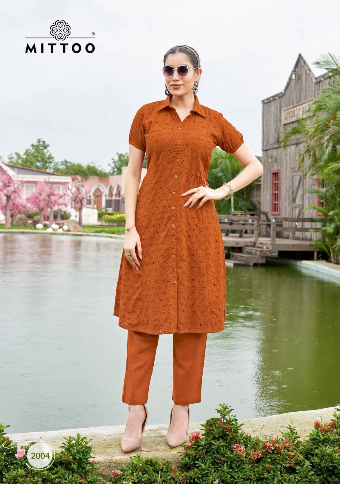 Mittoo Fashion Charvi vol 1 Cotton Top With Bottom ( 4 pcs Catalogue )
