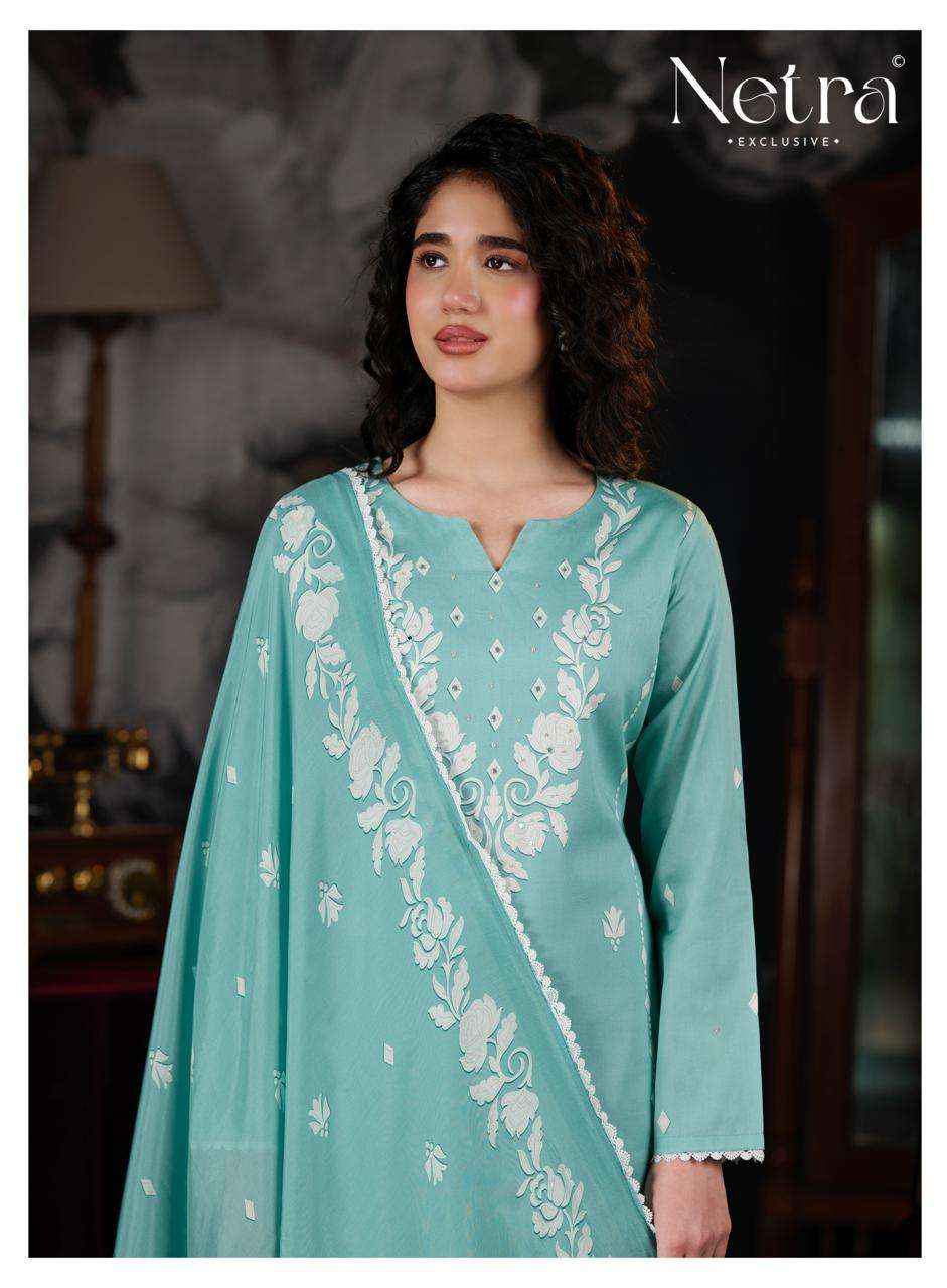 Netra Gucci Vol 13 Premium Wear Cotton Salwar Kameez _  Wholesale Surat Market Price ( 6 Pcs Catalog )