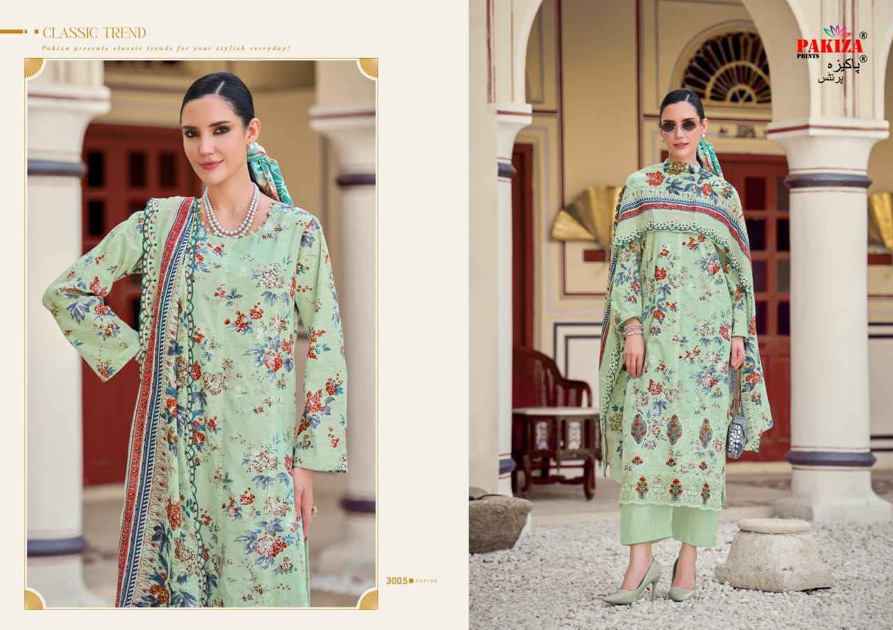 Pakiza Prints Haya Vol 30 Lawn Dress Material Wholesale Price ( 10 pcs Catalogue )