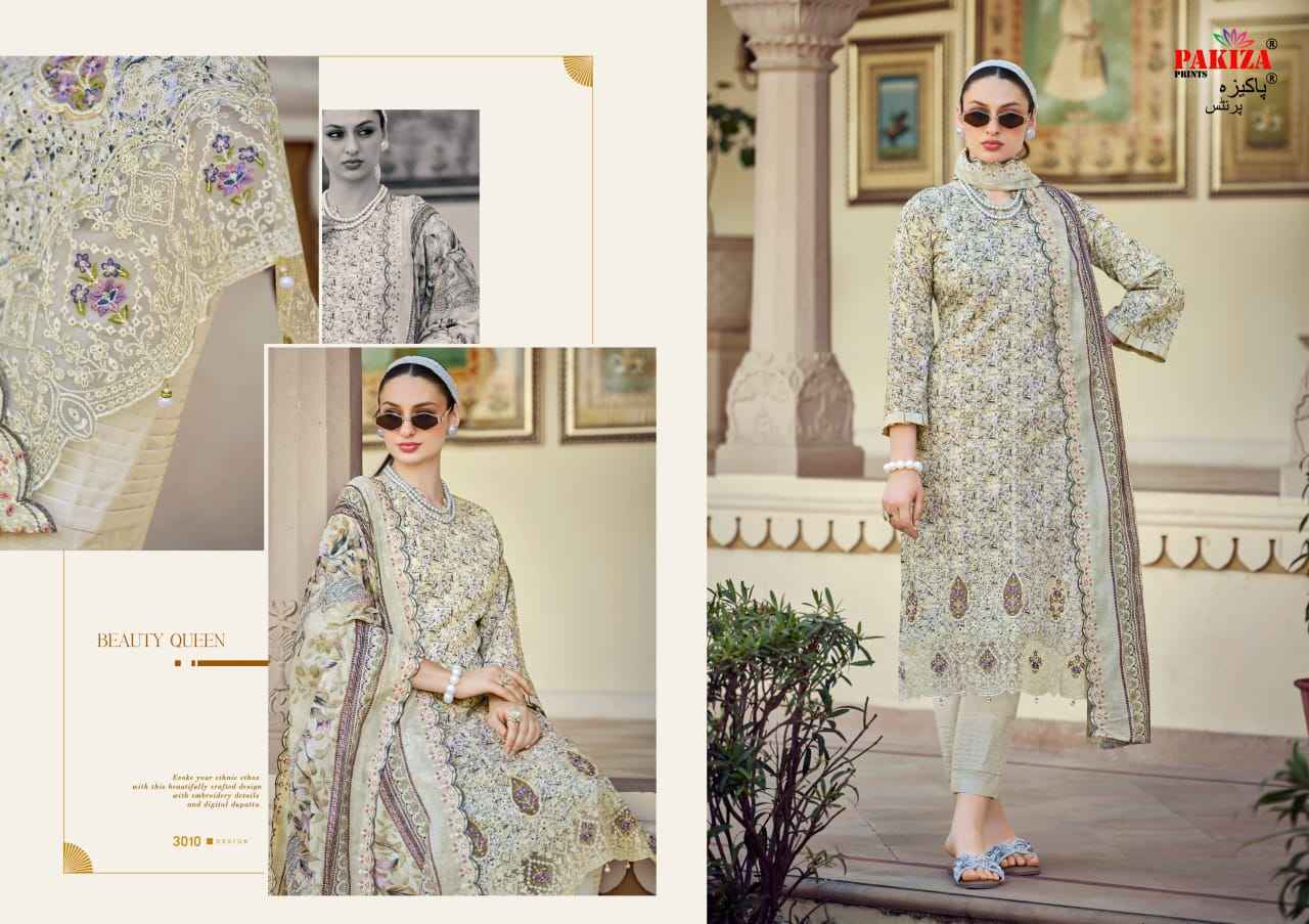 Pakiza Prints Haya Vol 30 Lawn Dress Material Wholesale Price ( 10 pcs Catalogue )