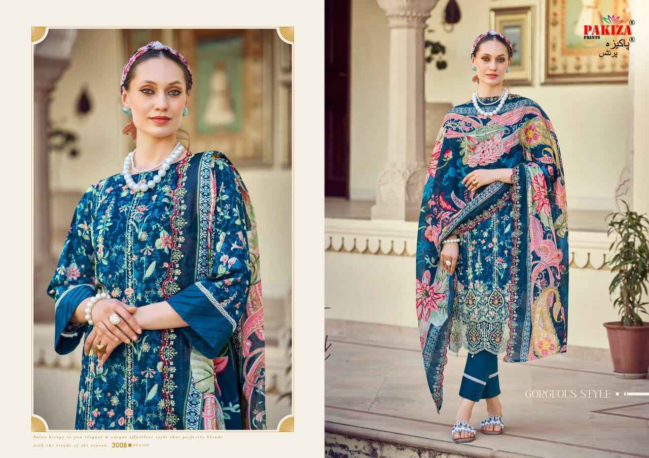 Pakiza Prints Haya Vol 30 Lawn Dress Material Wholesale Price ( 10 pcs Catalogue )