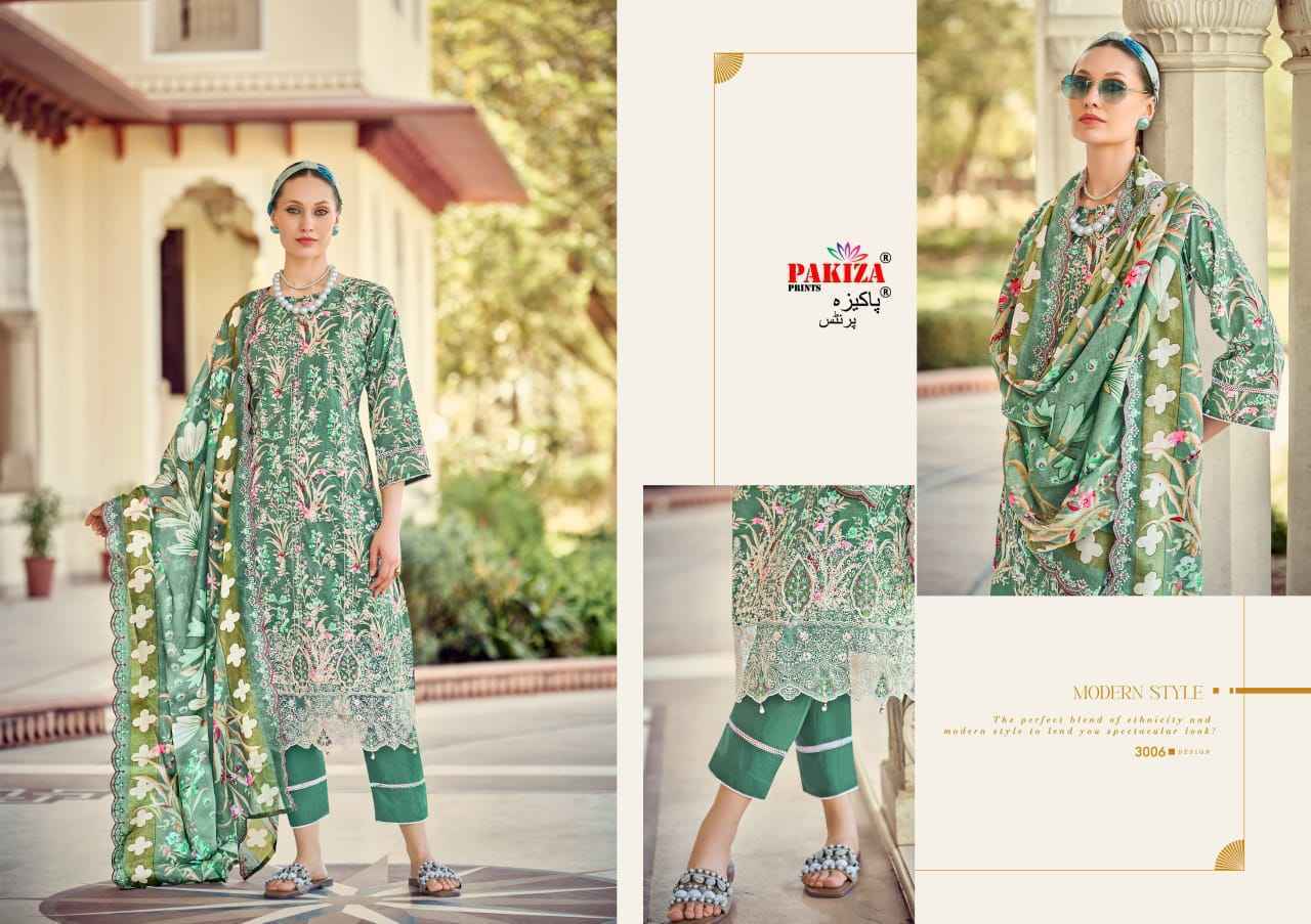 Pakiza Prints Haya Vol 30 Lawn Dress Material Wholesale Price ( 10 pcs Catalogue )
