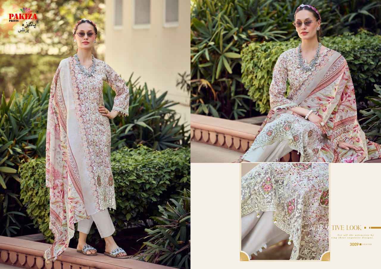 Pakiza Prints Haya Vol 30 Lawn Dress Material Wholesale Price ( 10 pcs Catalogue )