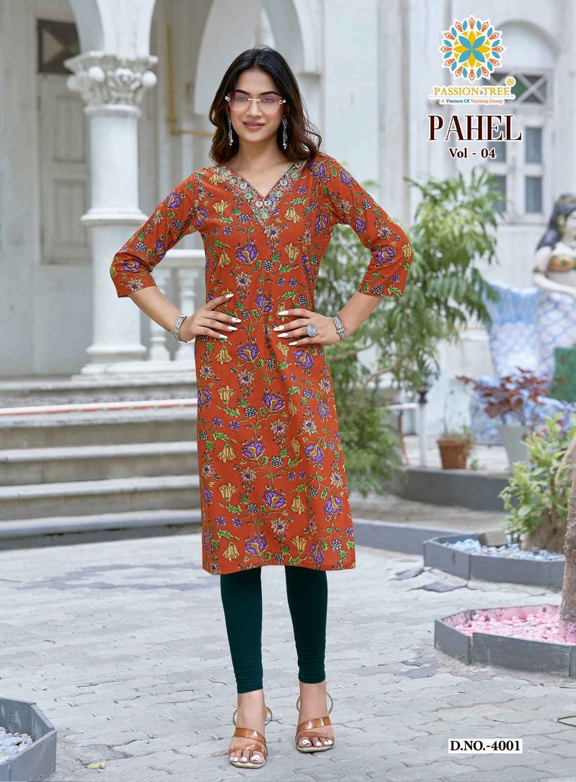 Passion Tree Pahel Vol 4 Cotton Kurti Collection _ Surat Wholesale Texteli Price ( 11 Pcs Catalog )