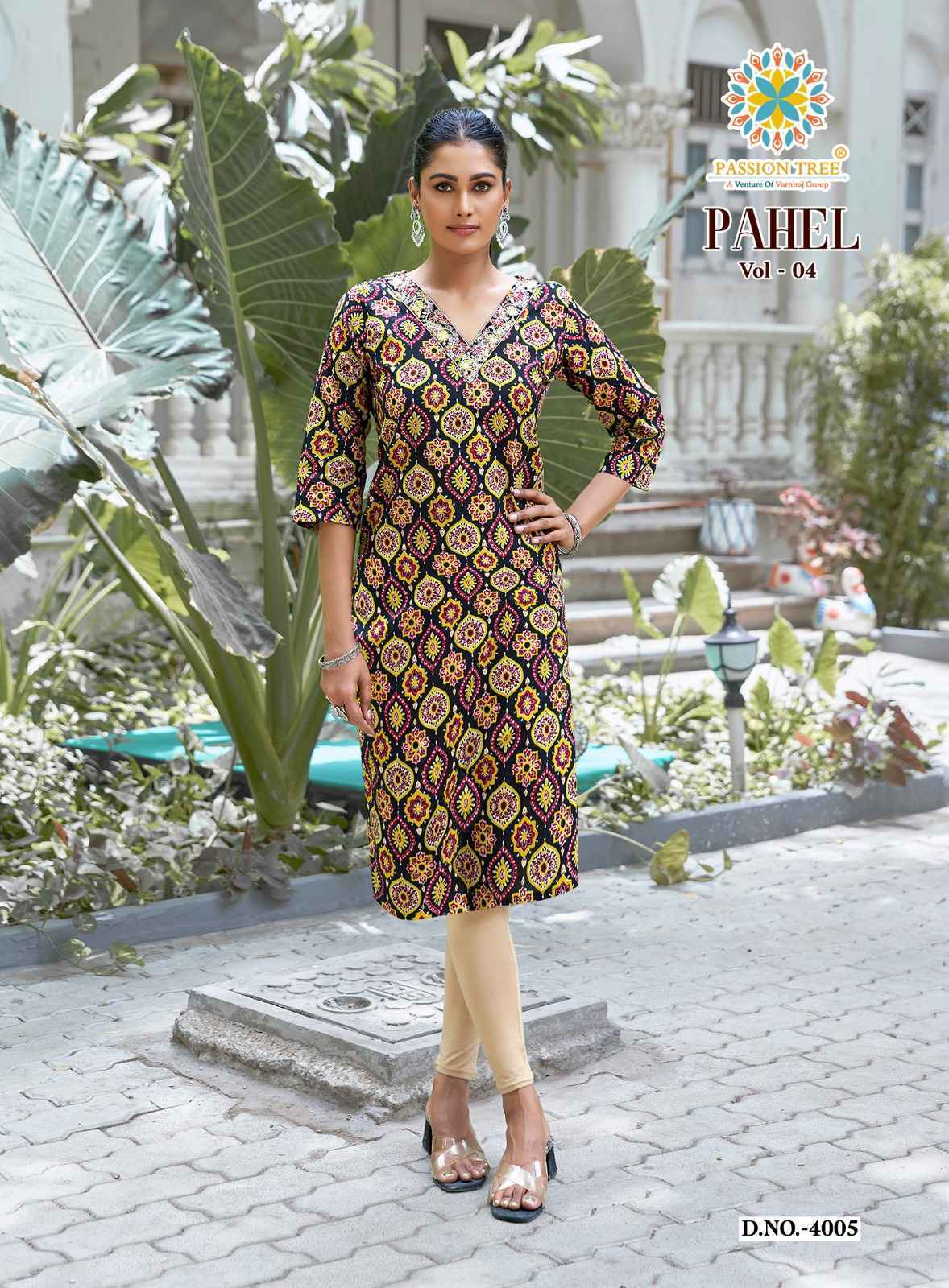 Passion Tree Pahel Vol 4 Cotton Kurti Collection _ Surat Wholesale Texteli Price ( 11 Pcs Catalog )