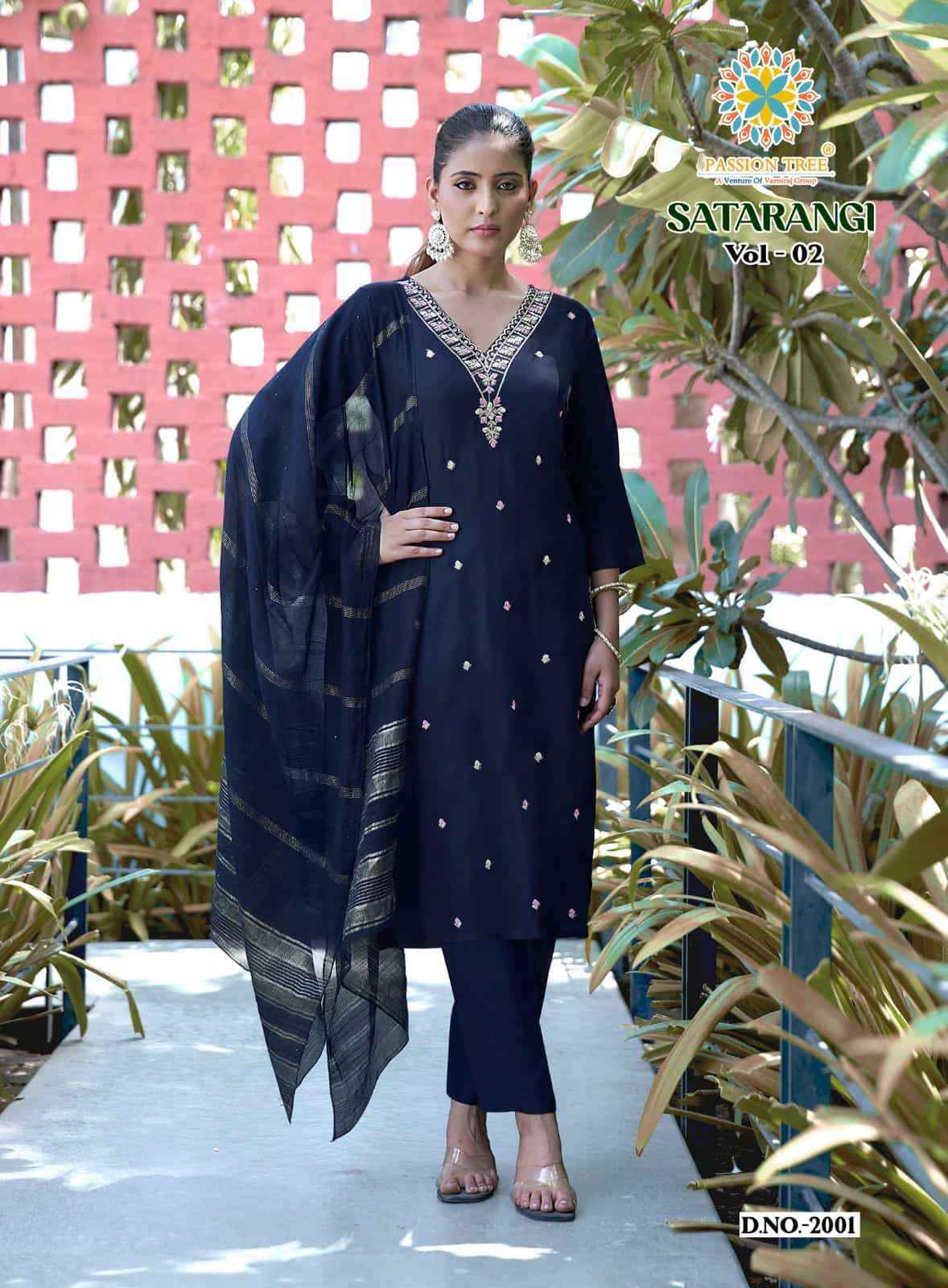Passion Tree Satarangi Vol 2 Kurti Manufacturer In Surat ( 9 Pcs Catalogue )