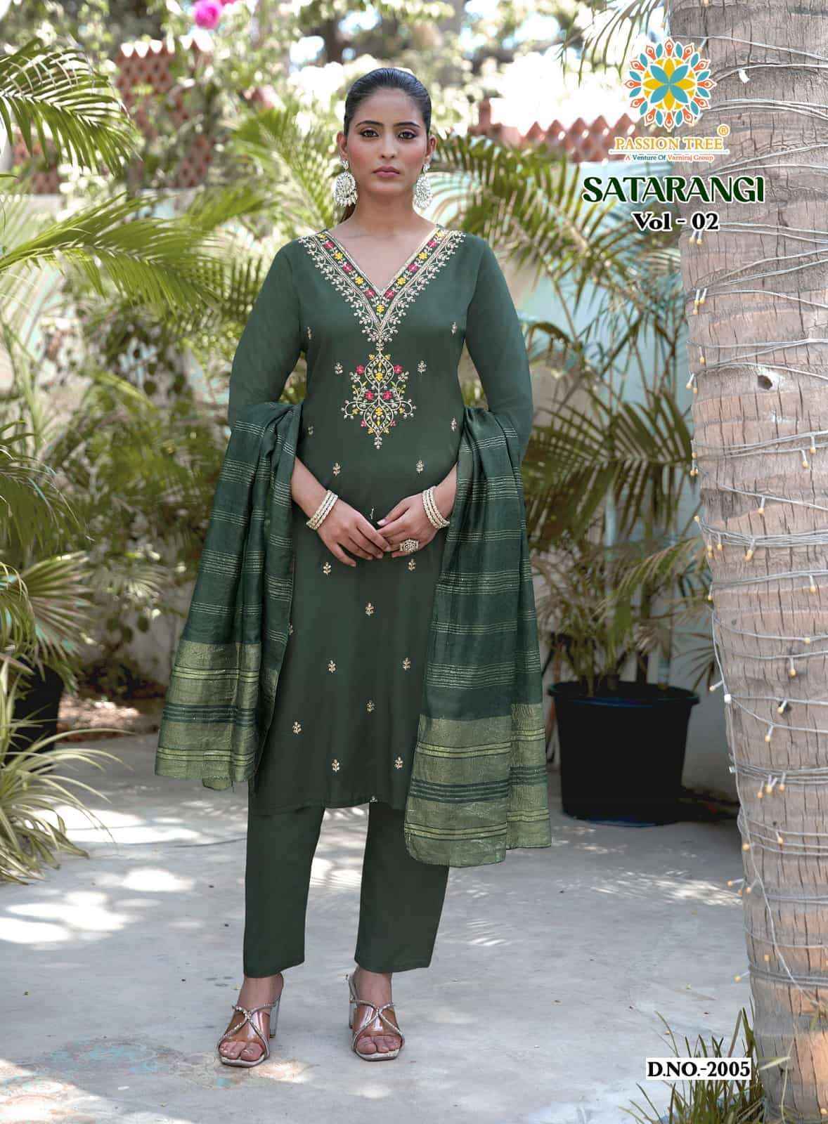Passion Tree Satarangi Vol 2 Kurti Manufacturer In Surat ( 9 Pcs Catalogue )