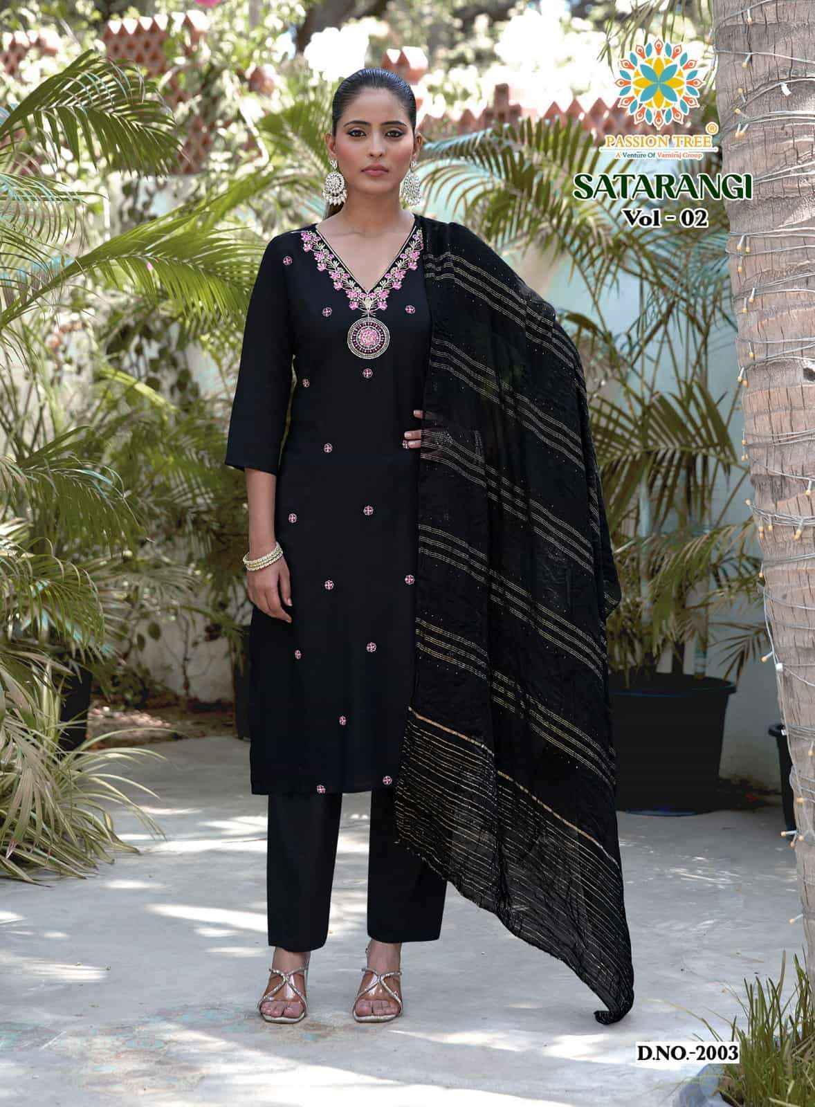 Passion Tree Satarangi Vol 2 Kurti Manufacturer In Surat ( 9 Pcs Catalogue )