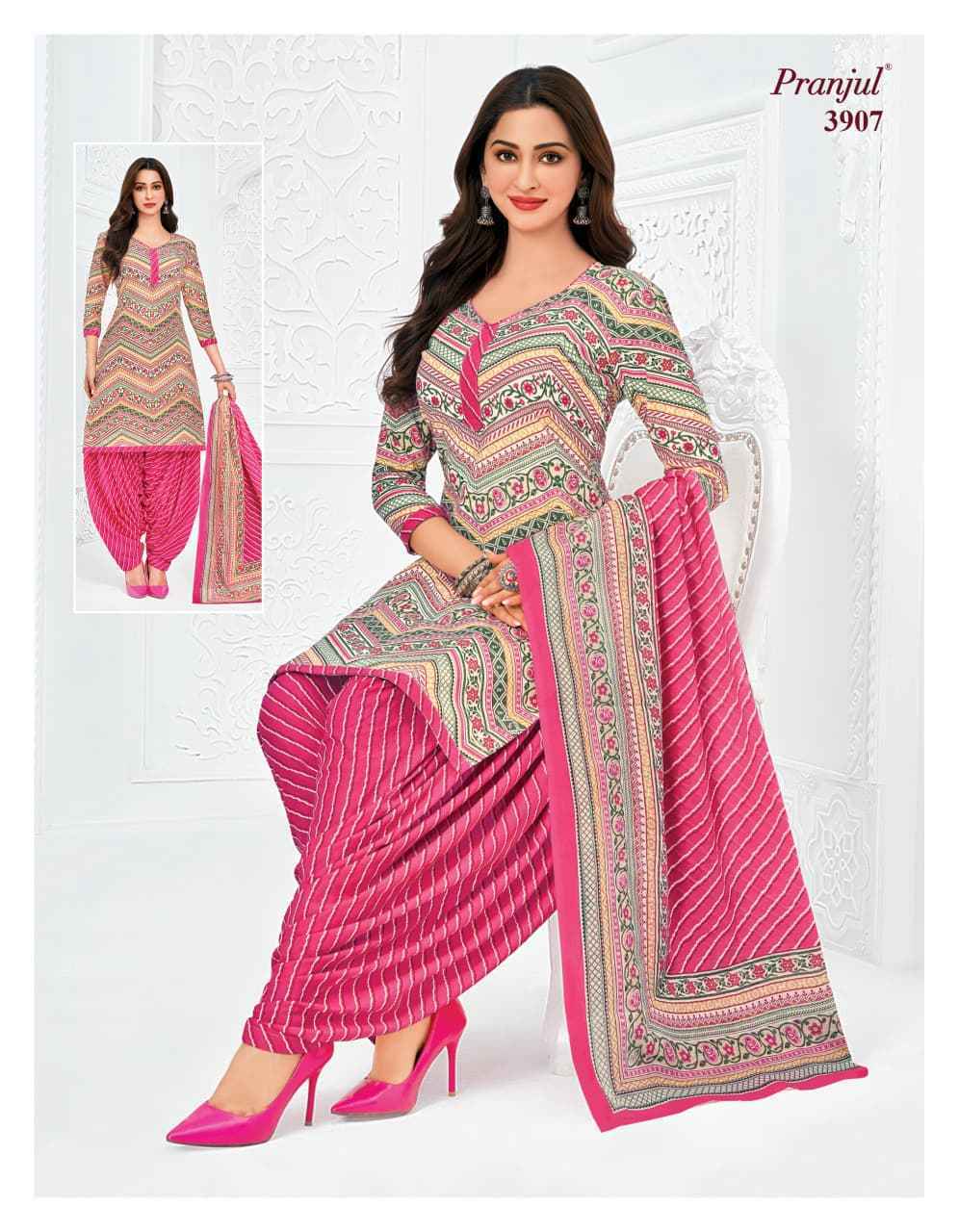 Pranjul Priyanshi Vol-39 Dress Material Wholesale Price ( 36 Pcs Catalogue )