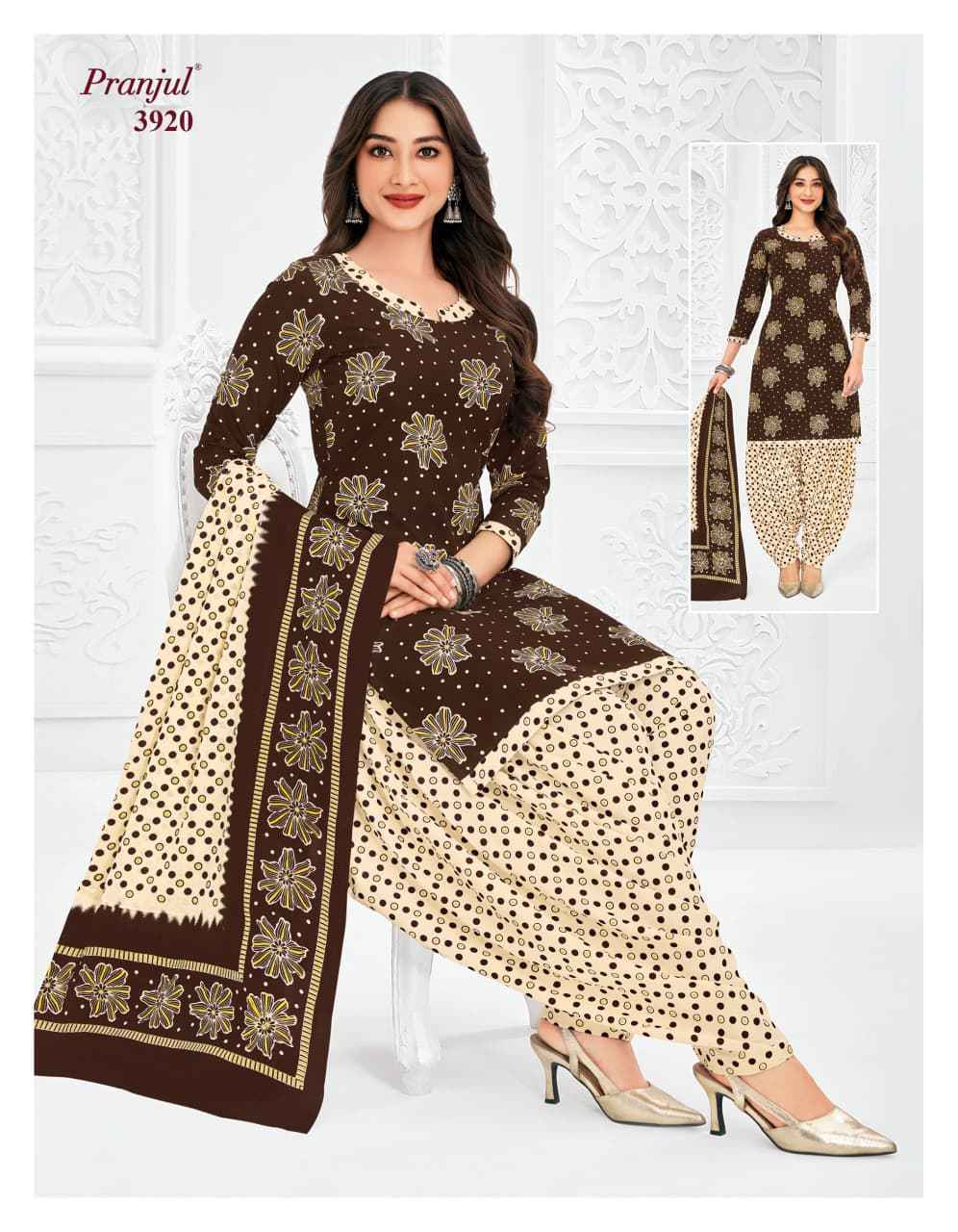 Pranjul Priyanshi Vol-39 Dress Material Wholesale Price ( 36 Pcs Catalogue )