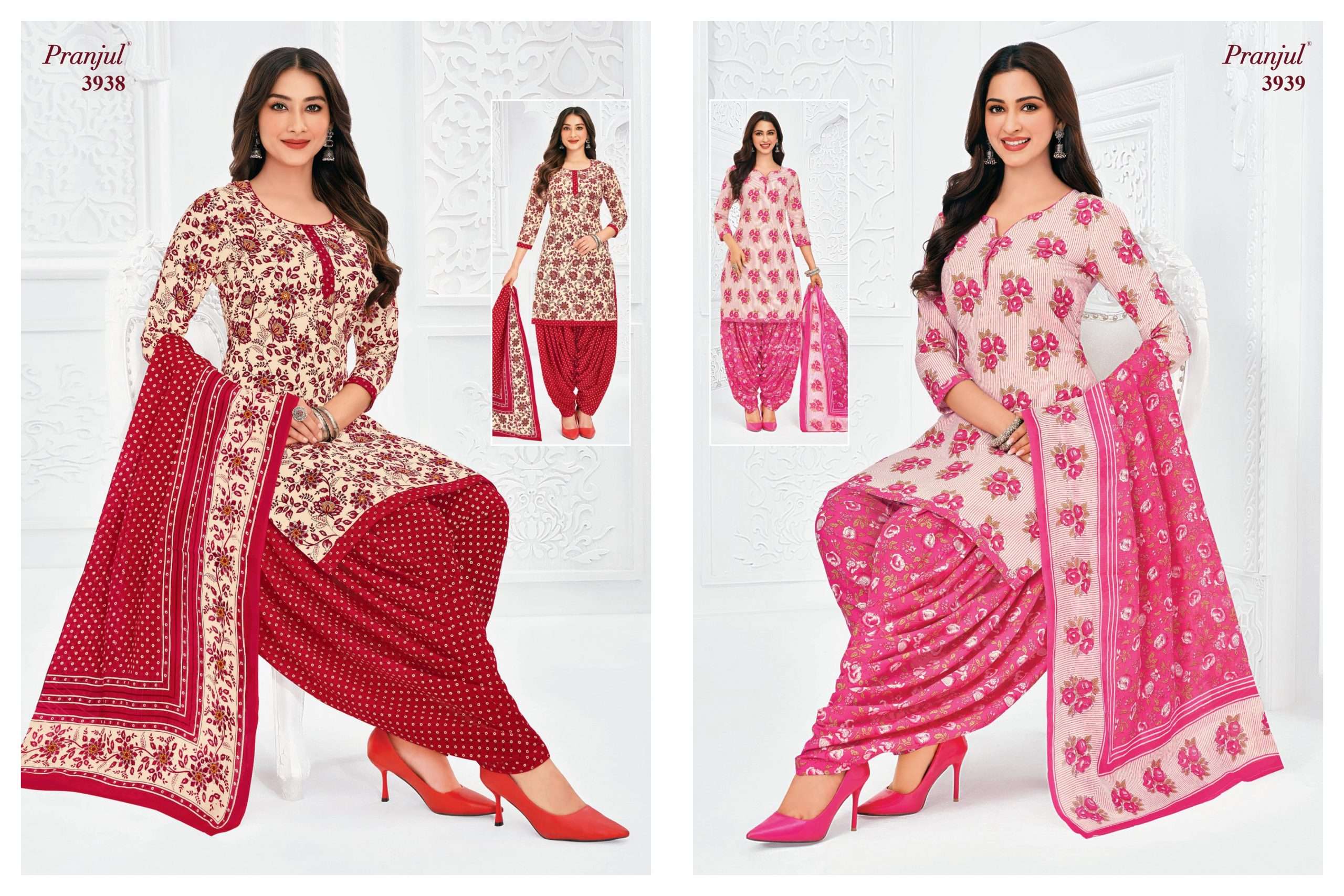 Pranjul Priyanshi Vol-39 Dress Material Wholesale Price ( 36 Pcs Catalogue )